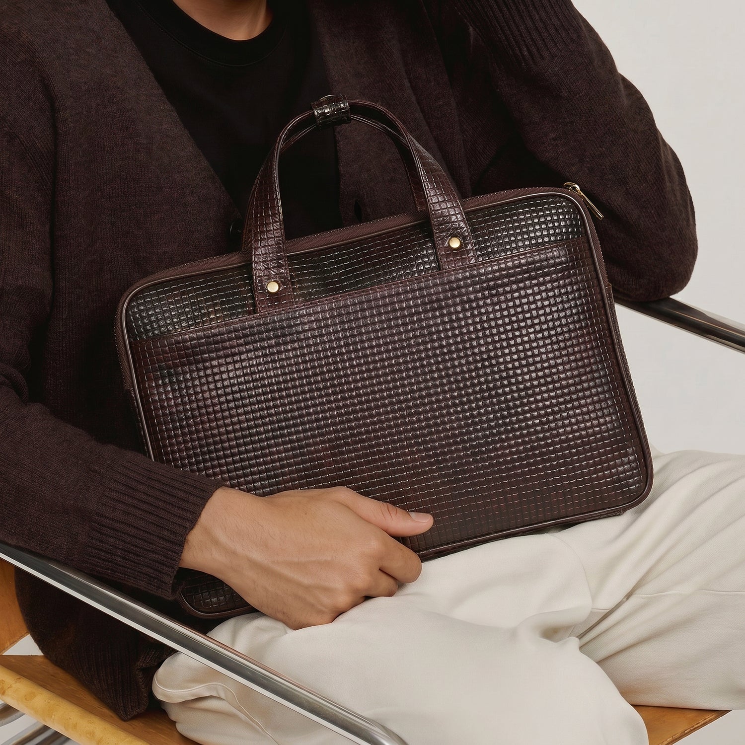 CORVUS LAPTOP BAG - Brown