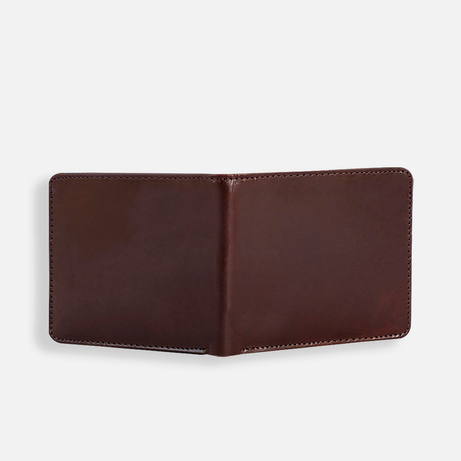 DREY WALLET — DARK BROWN / FOREST GREEN
