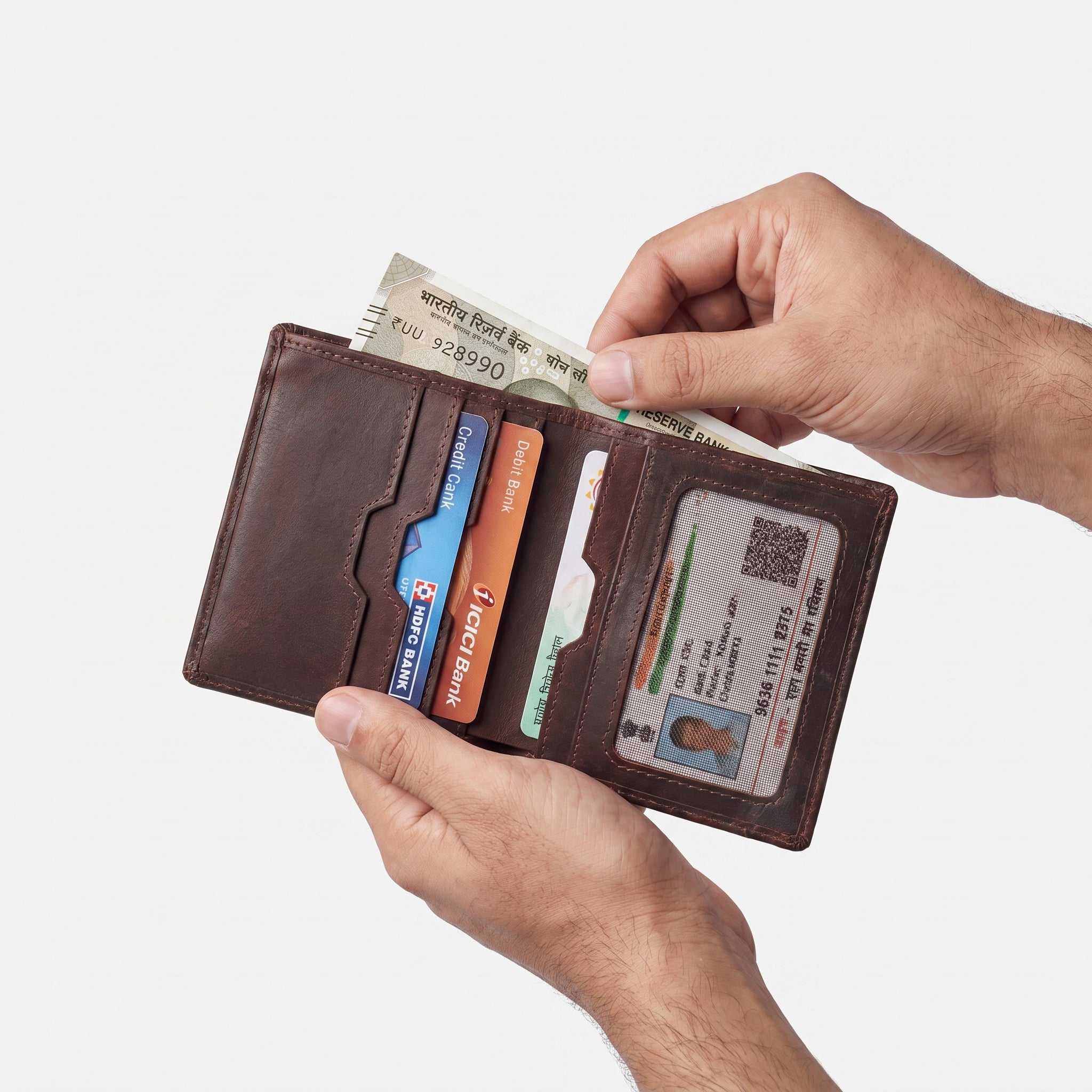 FENN WALLET - Brown