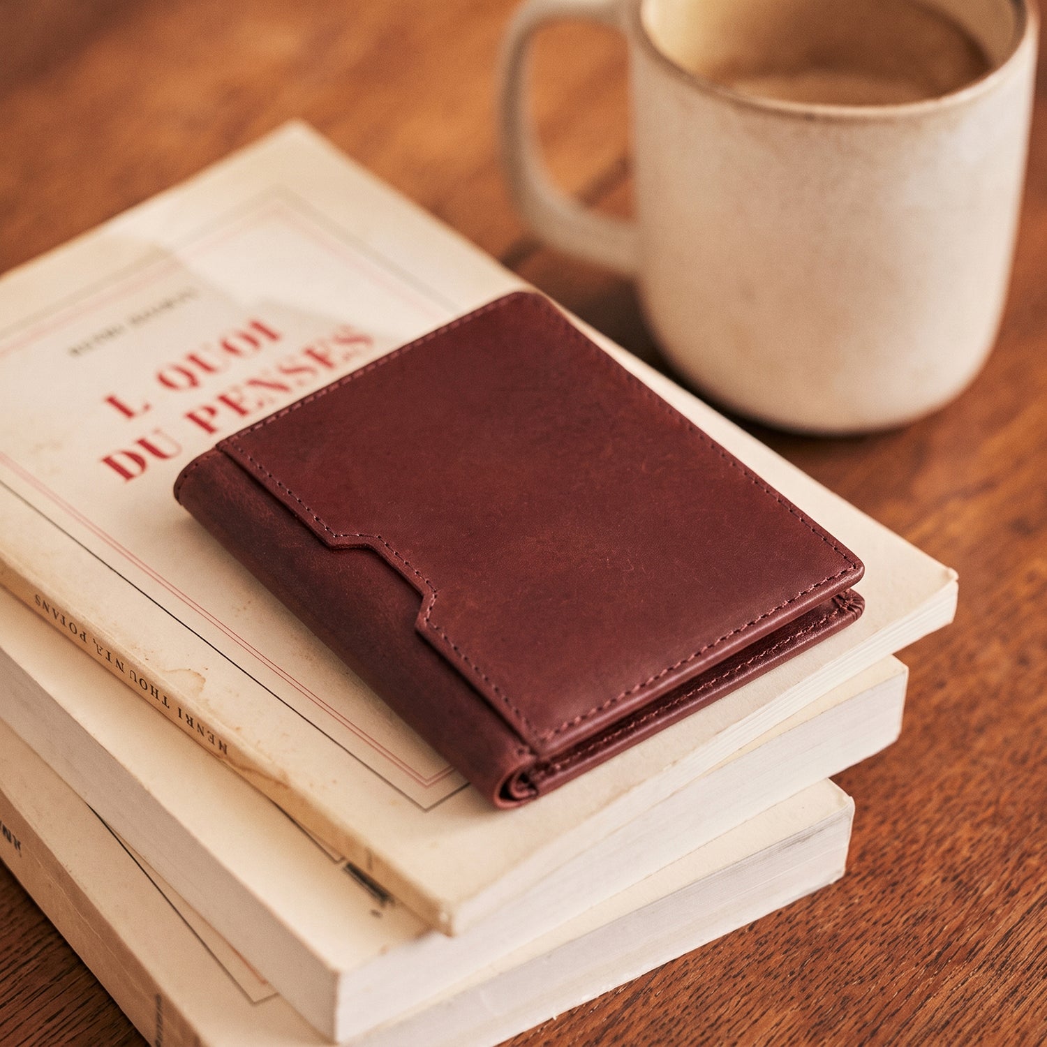 FENN WALLET — Cherry Red