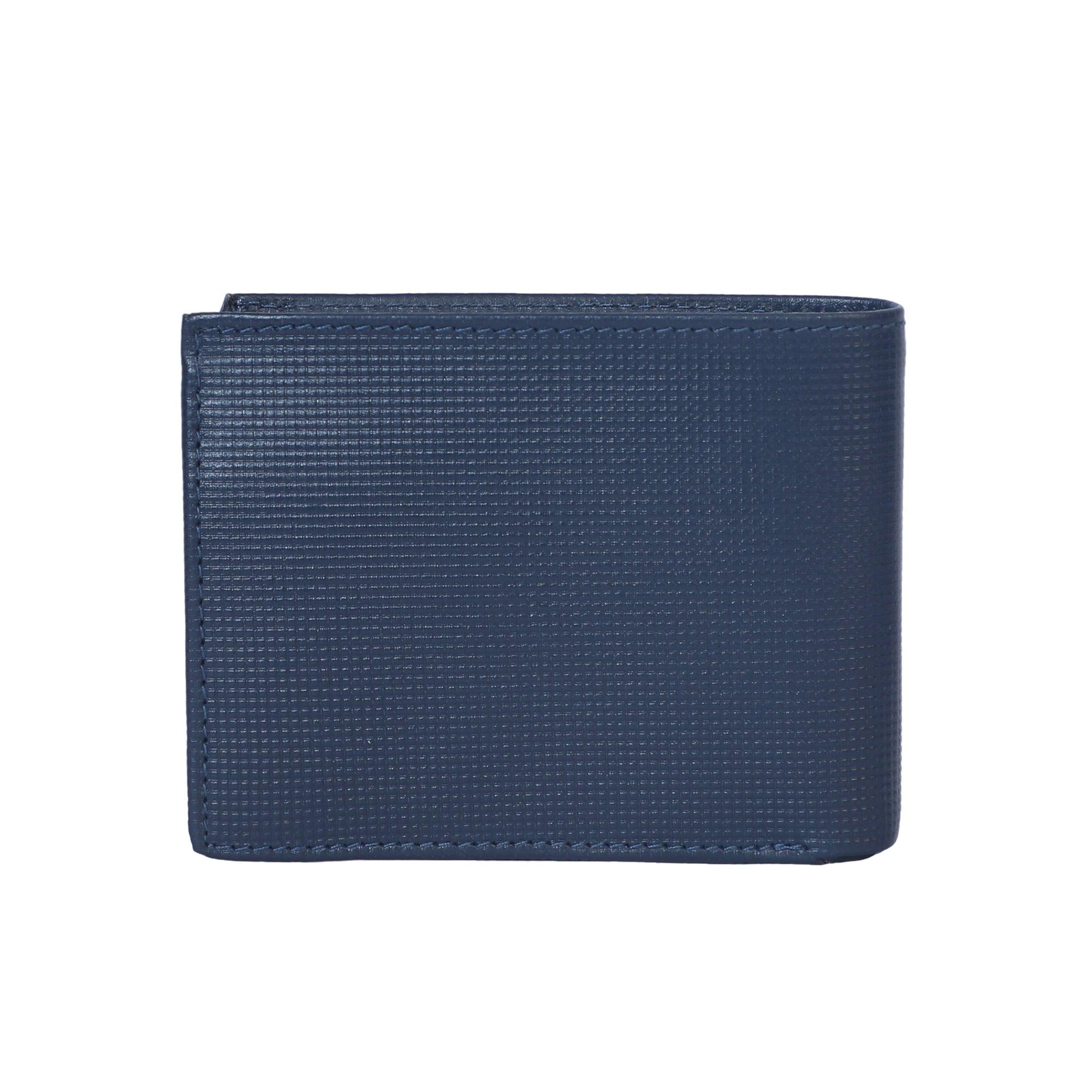 Stitchter Men Blue Rfid Wallet - Leather Shop Factory