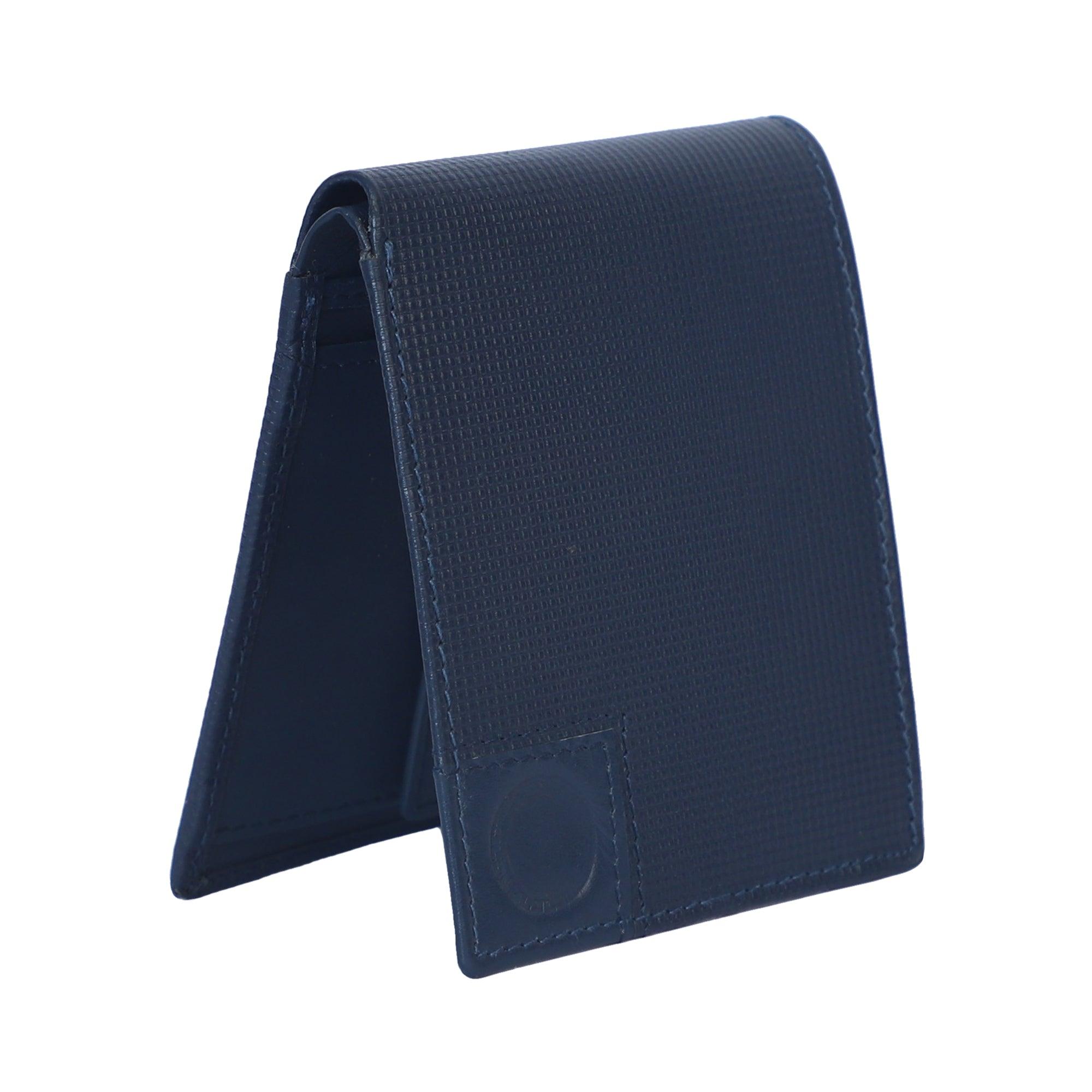 Stitchter Men Blue Rfid Wallet - Leather Shop Factory