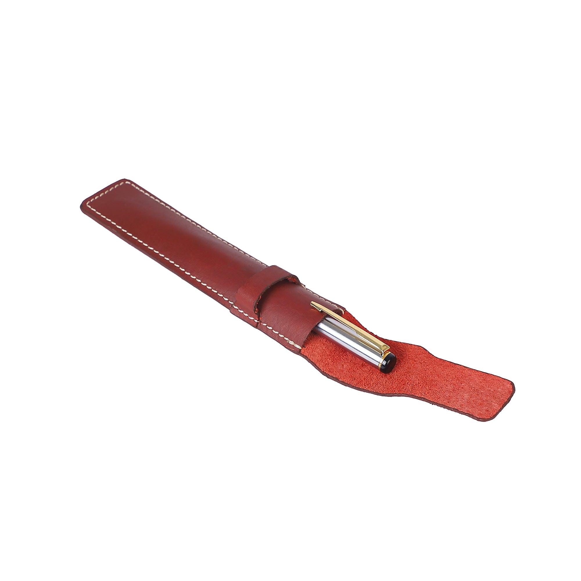 Leather Pen and Pencil Case - Leather Shop Factory