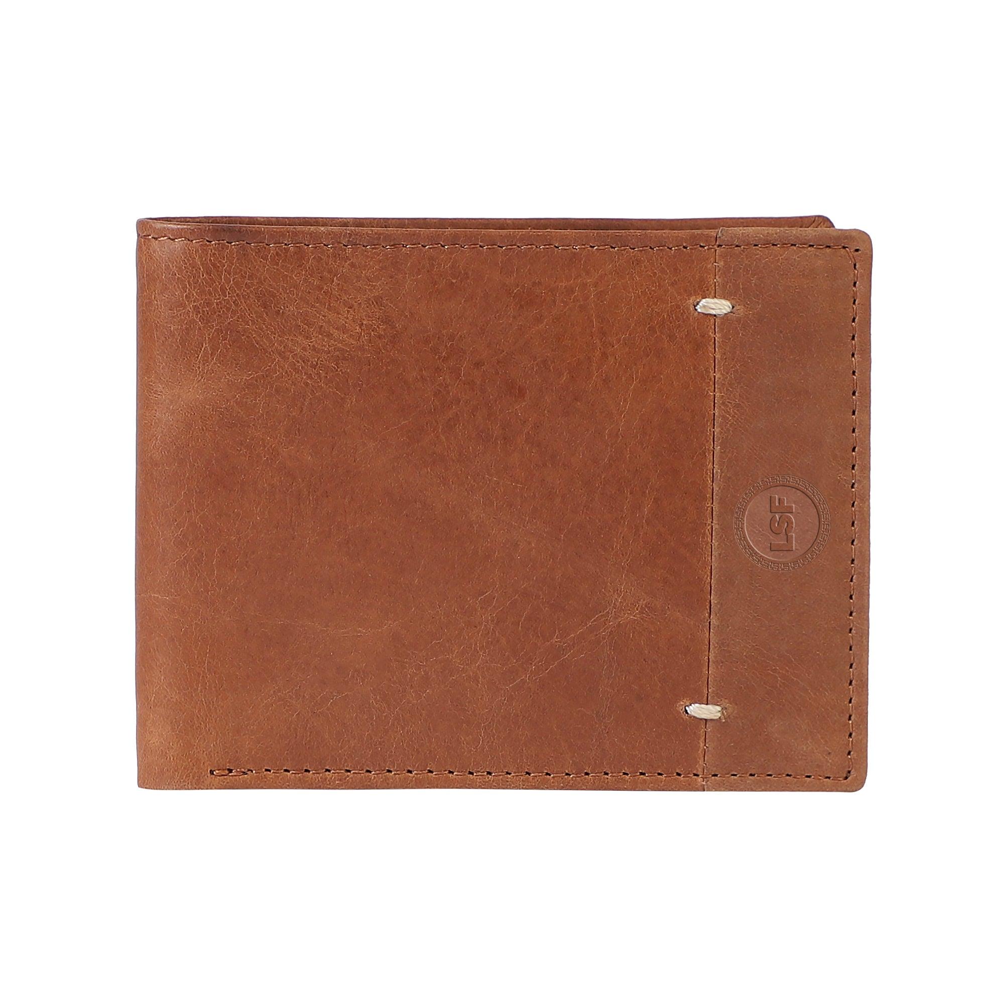 Evergreen Men Brown Wallet - Leather Shop Factory