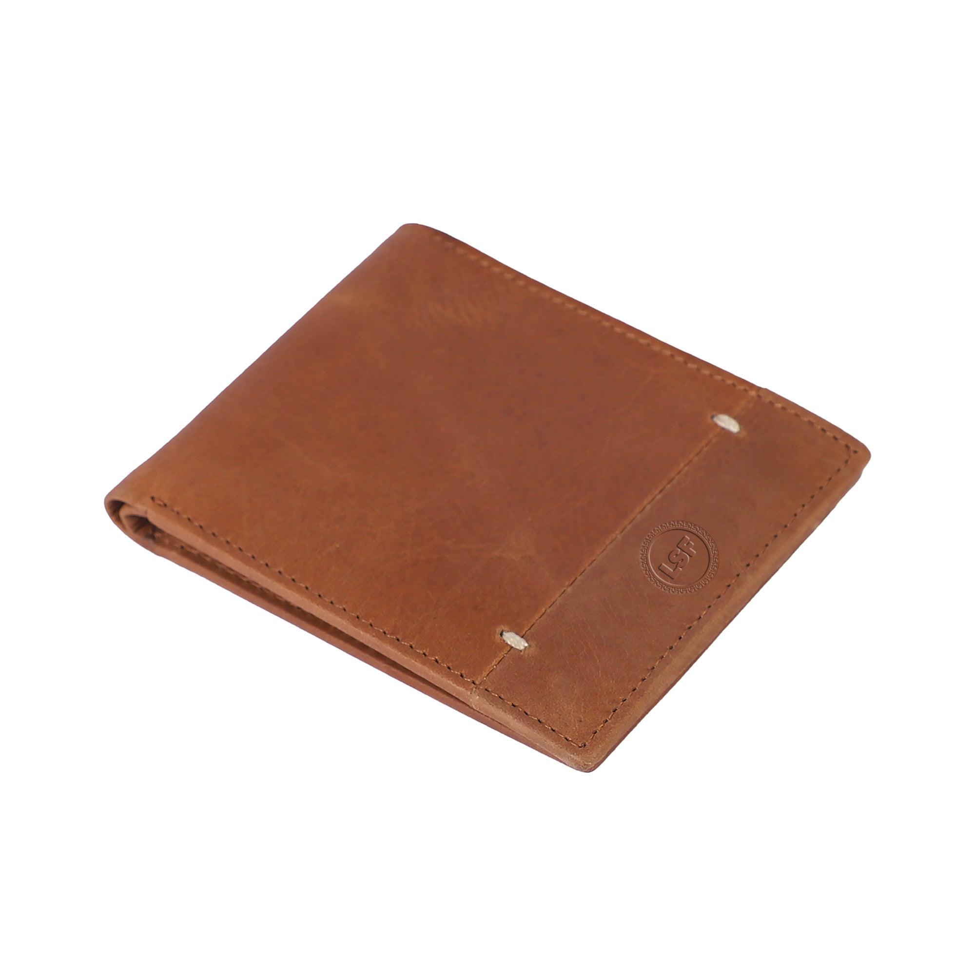 Evergreen Men Brown Wallet - Leather Shop Factory