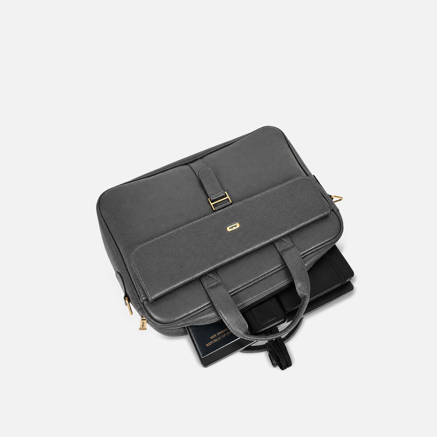 RECTOR LAPTOP BAG — GREY