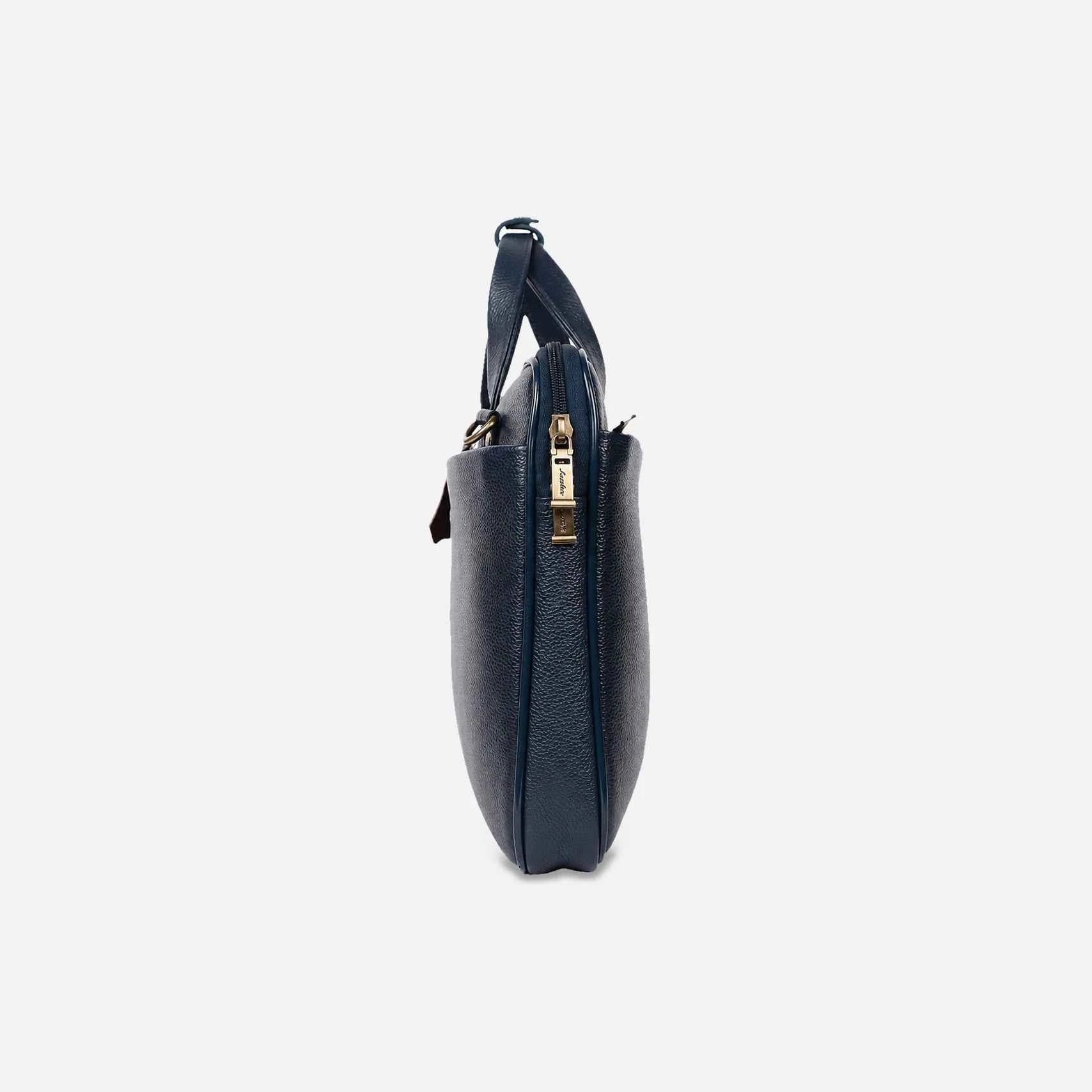 SIGNATURE LAPTOP BAG — NAVY
