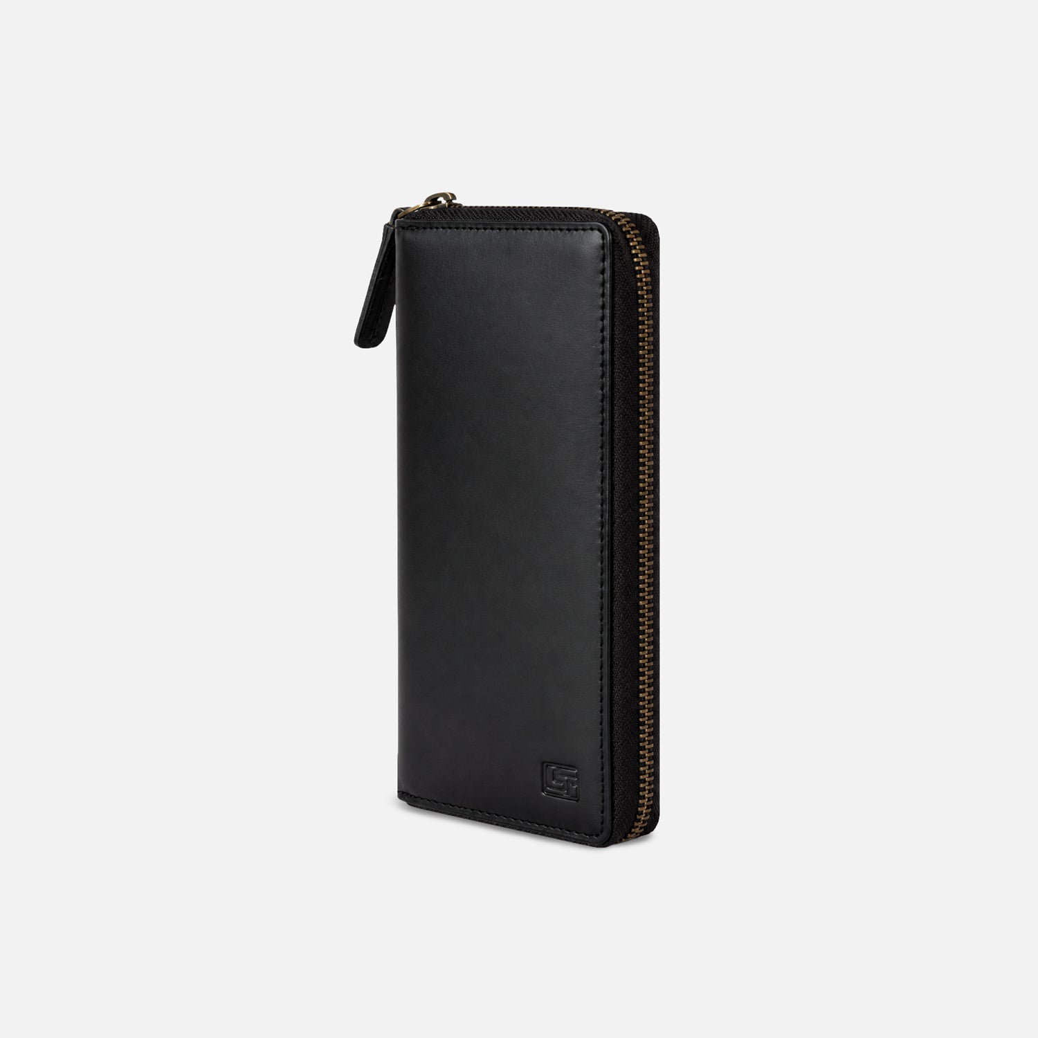 VALE CLUTCH — JET BLACK