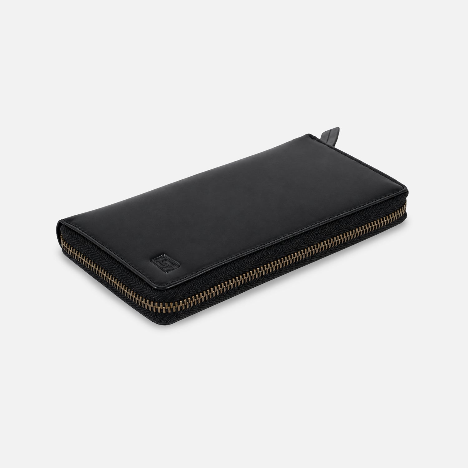VALE CLUTCH — JET BLACK
