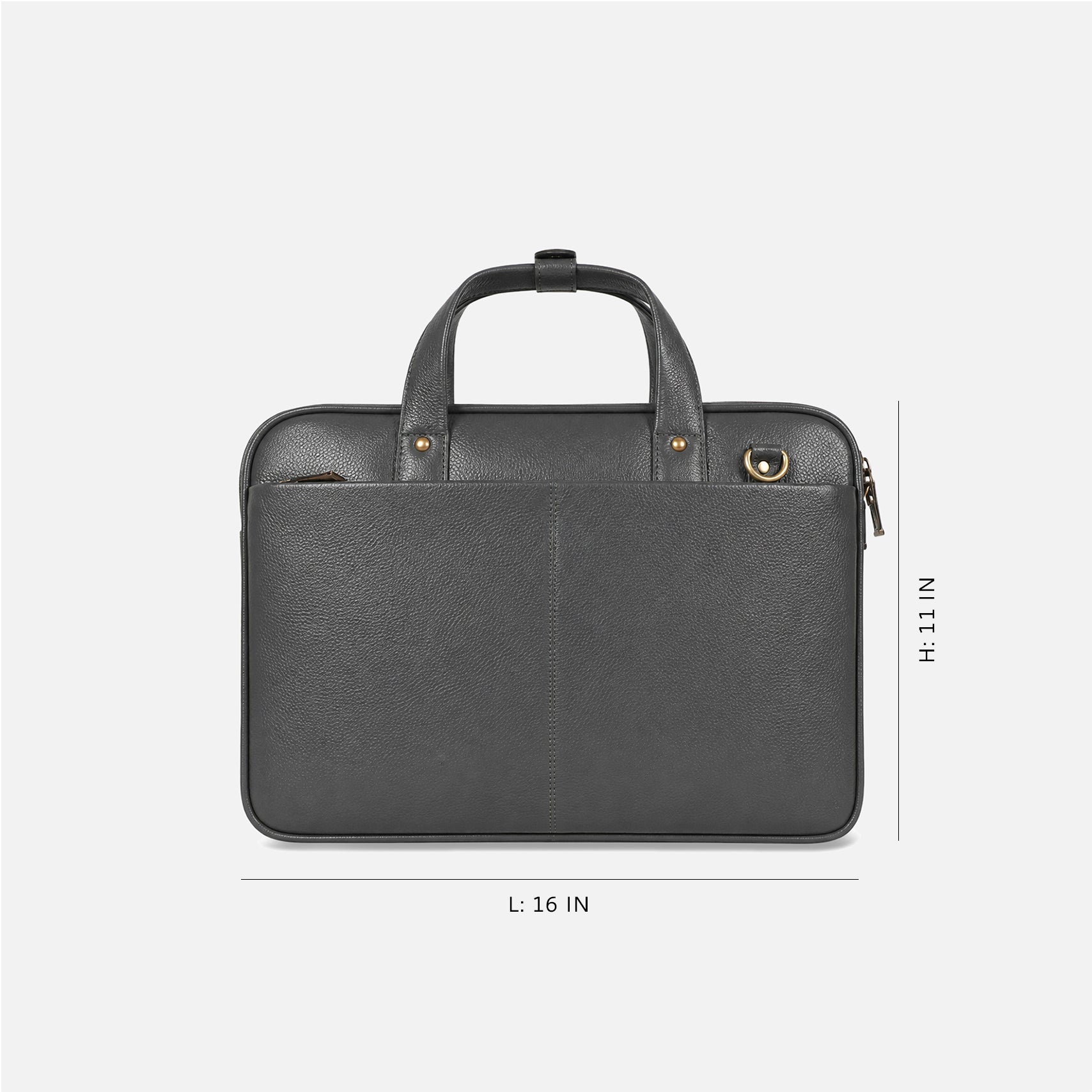 VARRO LAPTOP BAG — GREY
