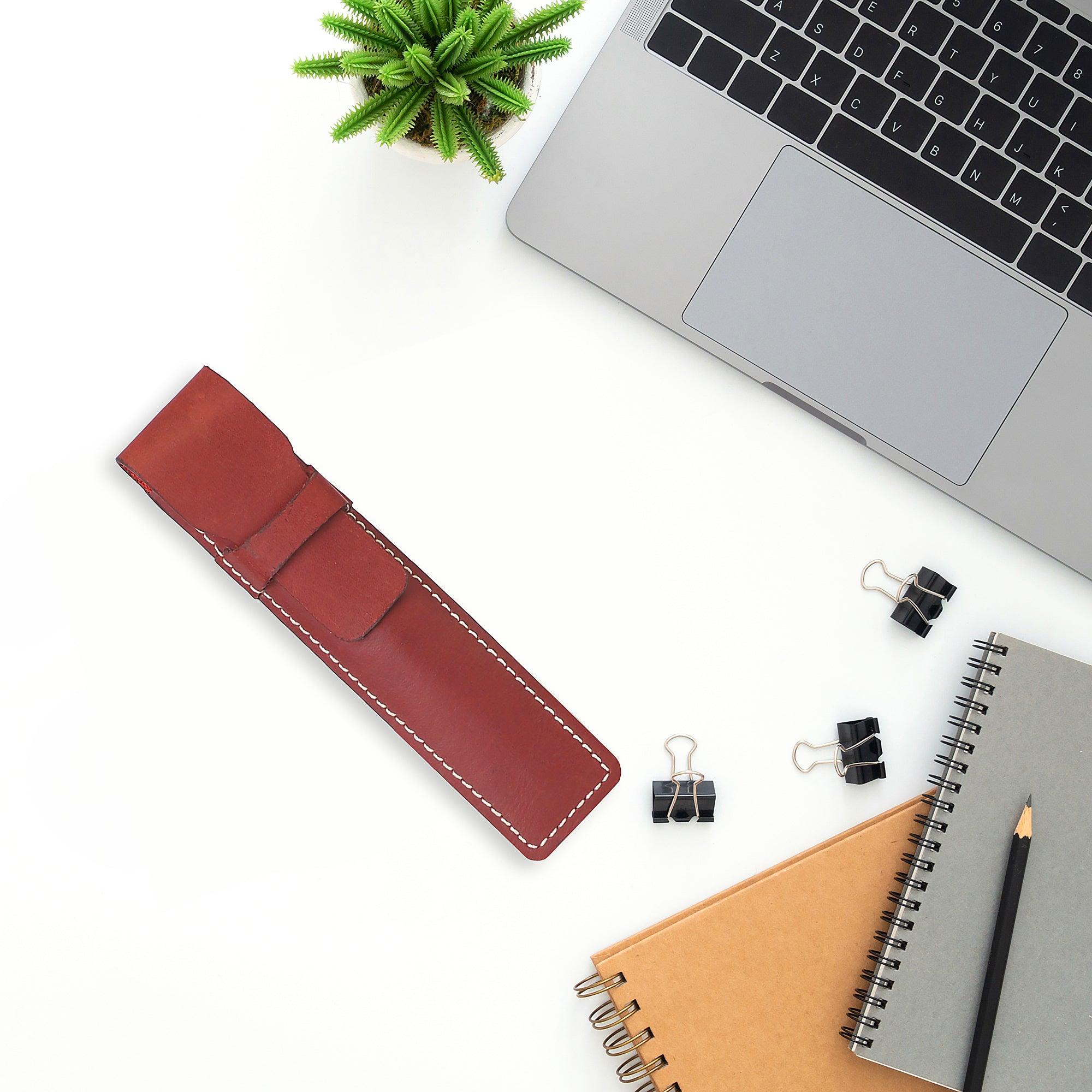 Leather Pen and Pencil Case - Leather Shop Factory