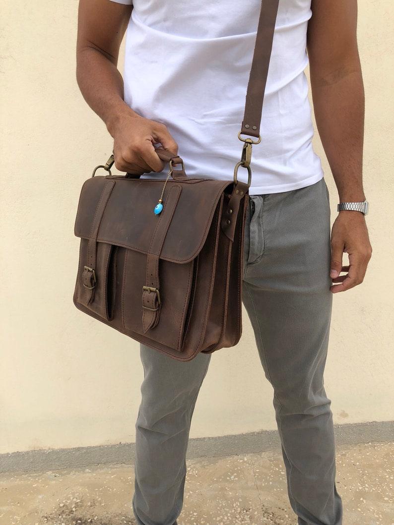 Indian Artisanal Keyring Briefcase - Leather Shop Factory