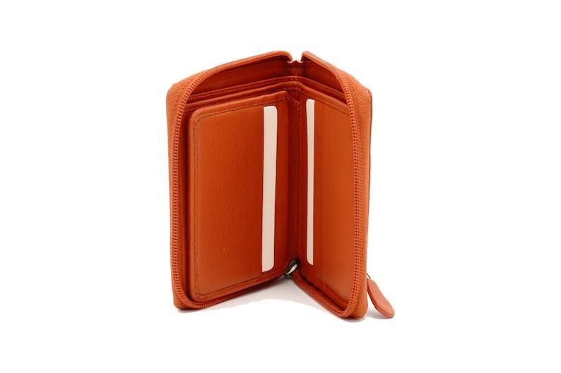 Women's Leather Zipper Close Wallet - Leather Shop Factory