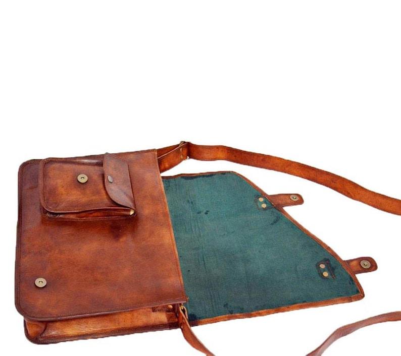 Indian Heritage Lightweight Laptop Briefcase - Leather Shop Factory