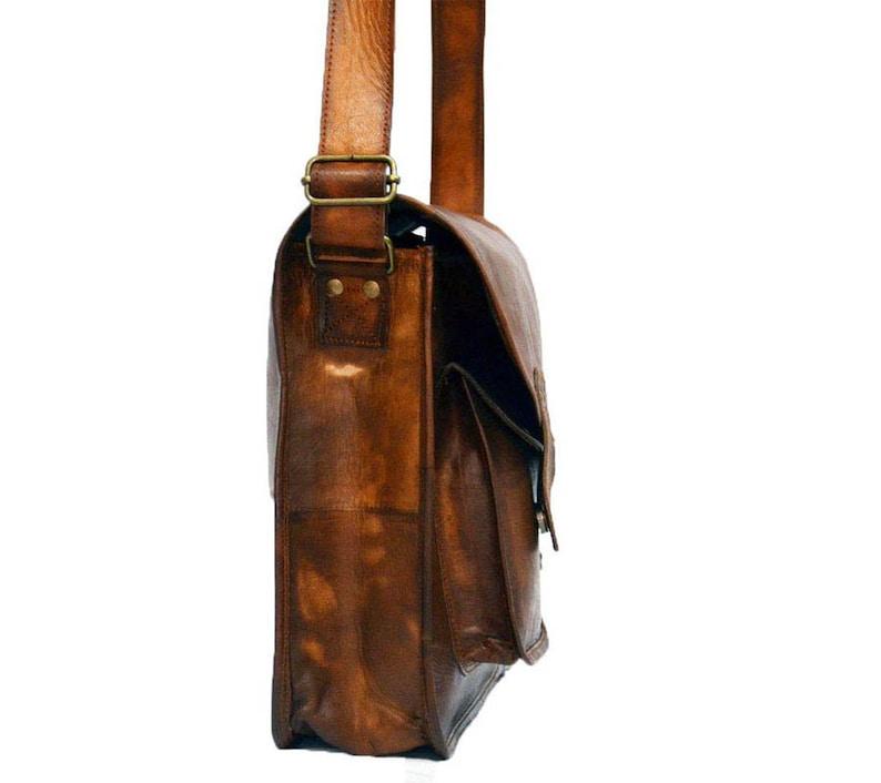 Indian Heritage Lightweight Laptop Briefcase - Leather Shop Factory