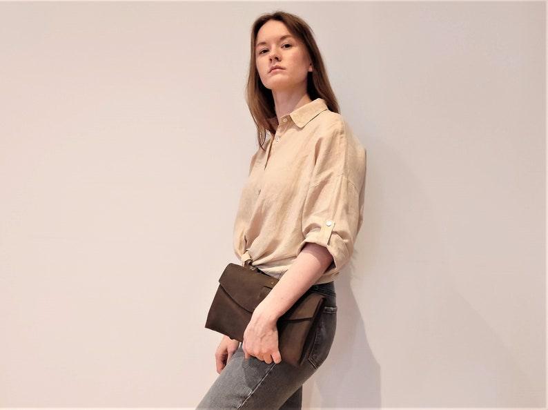 Timeless Envelope Wristlet Clutch - Leather Shop Factory