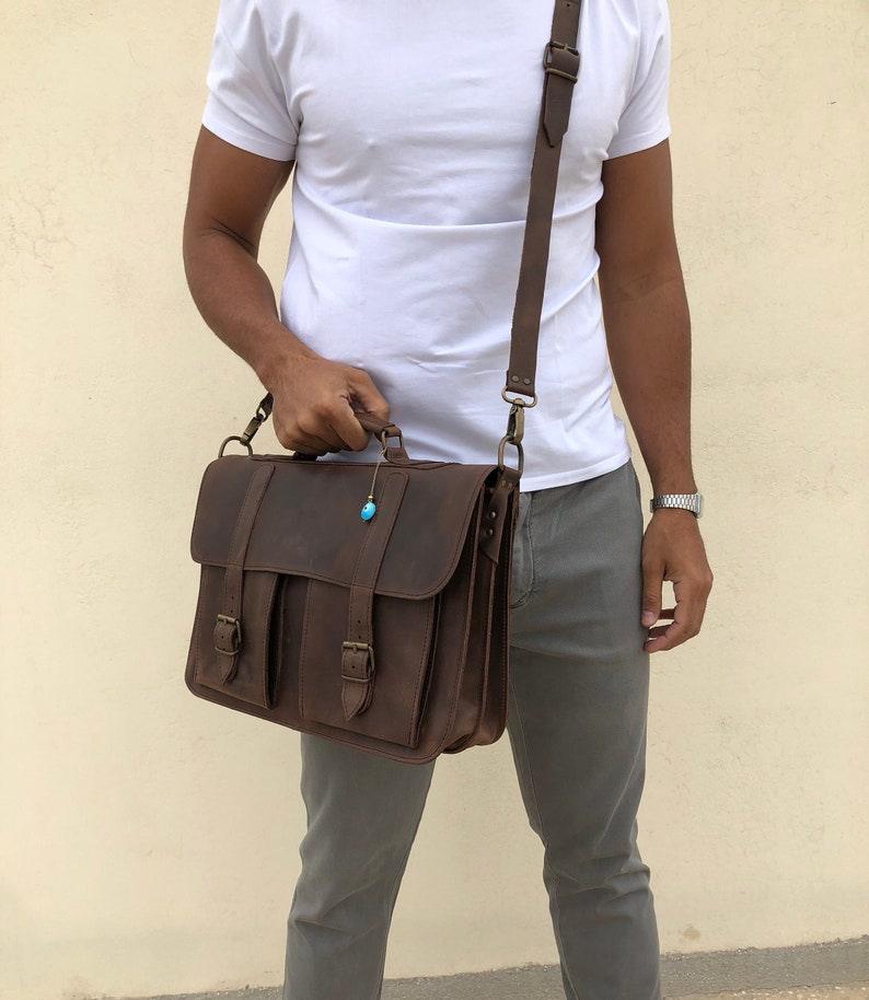 Indian Artisanal Keyring Briefcase - Leather Shop Factory