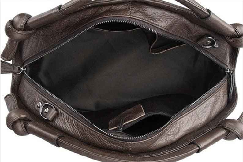 Retro Embossed Leather Bag