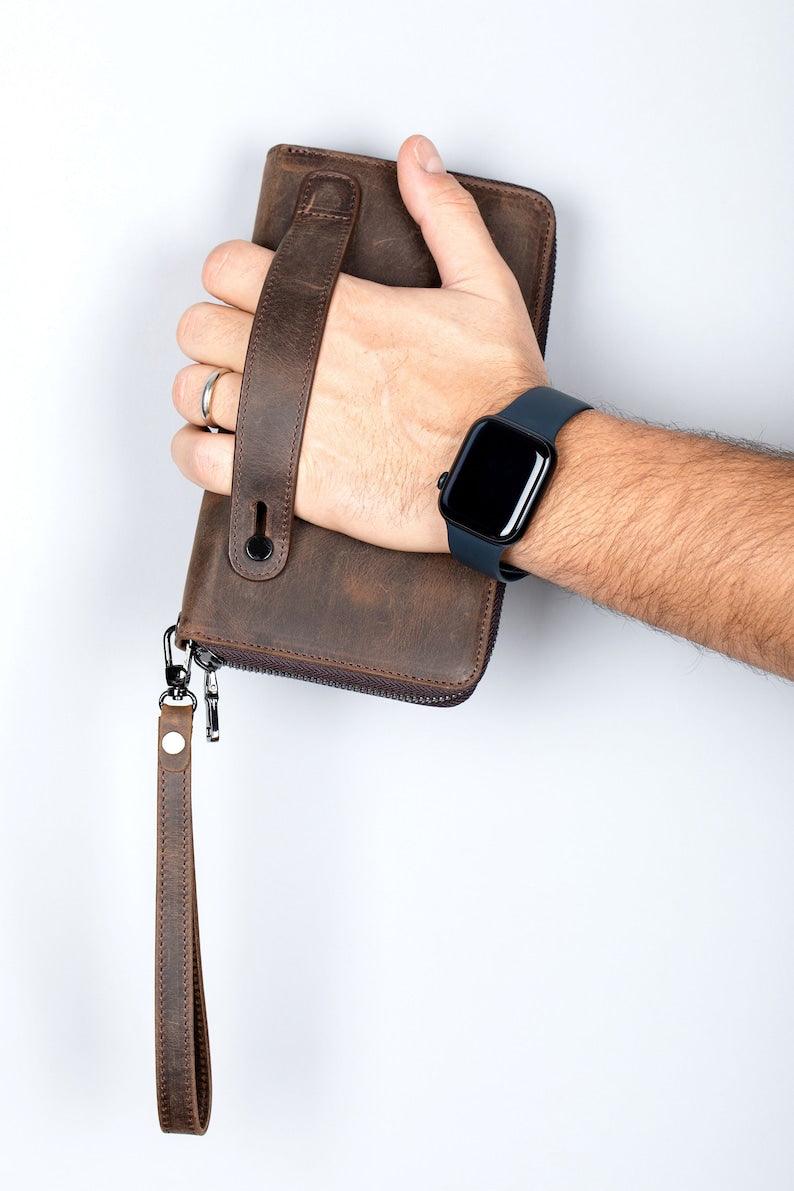 Leather Shop Factory's Ethereal Elegance Wristlet Wallet - Leather Shop Factory