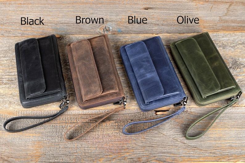 Leather Shop Factory's Ethereal Elegance Wristlet Wallet - Leather Shop Factory