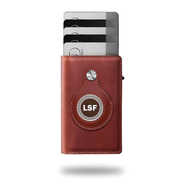 Luxury GPS Wallet Tracking Device for Leather Enthusiasts Leather Shop Factory