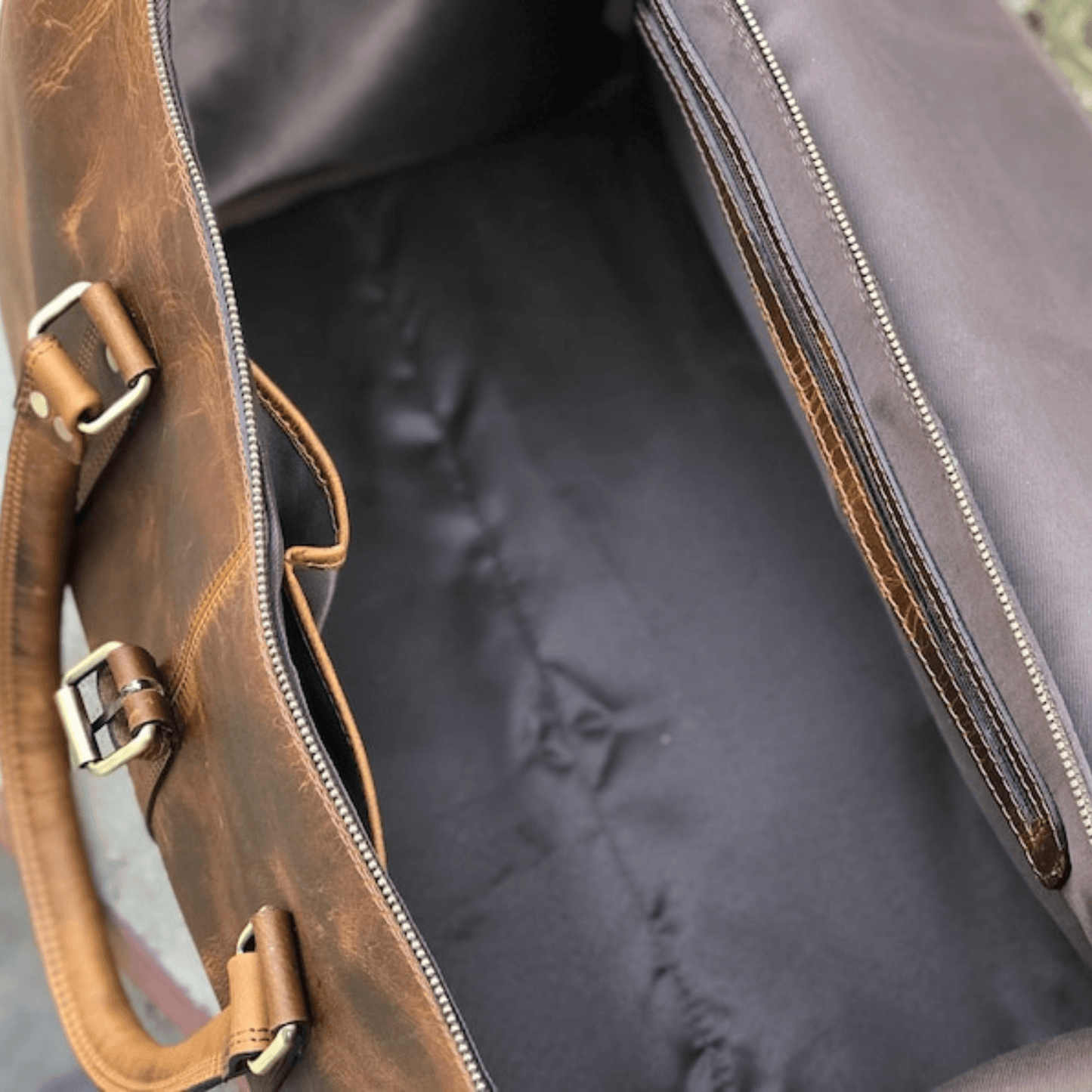 Indian Heritage Secure Voyager Duffle - Leather Shop Factory