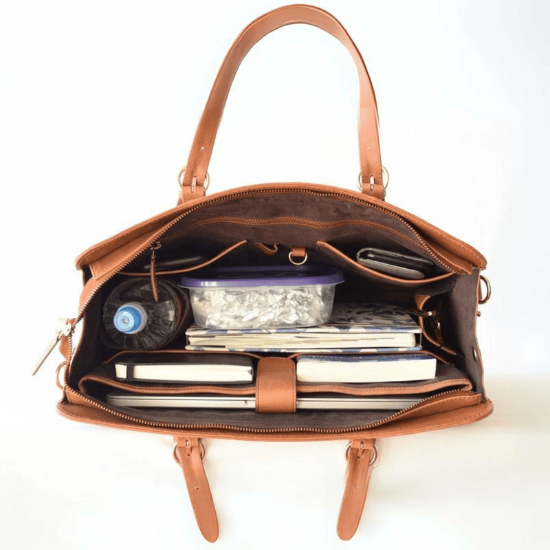 Elegant Indian Professional Woman's Laptop Bag 2.1 - Leather Shop Factory