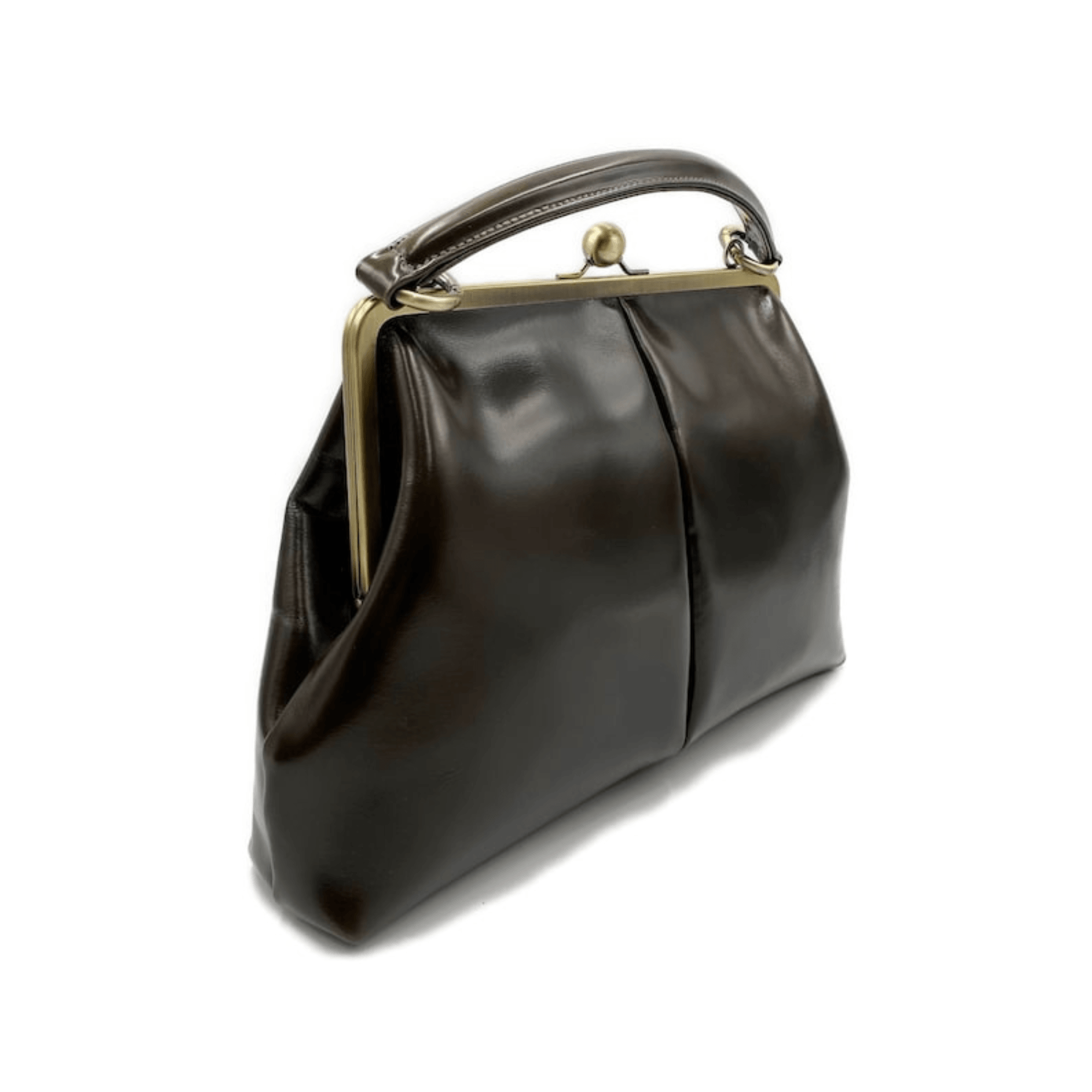 Red Box Calfskin Enamel Lock Small Shoulder Bag | Thom Browne