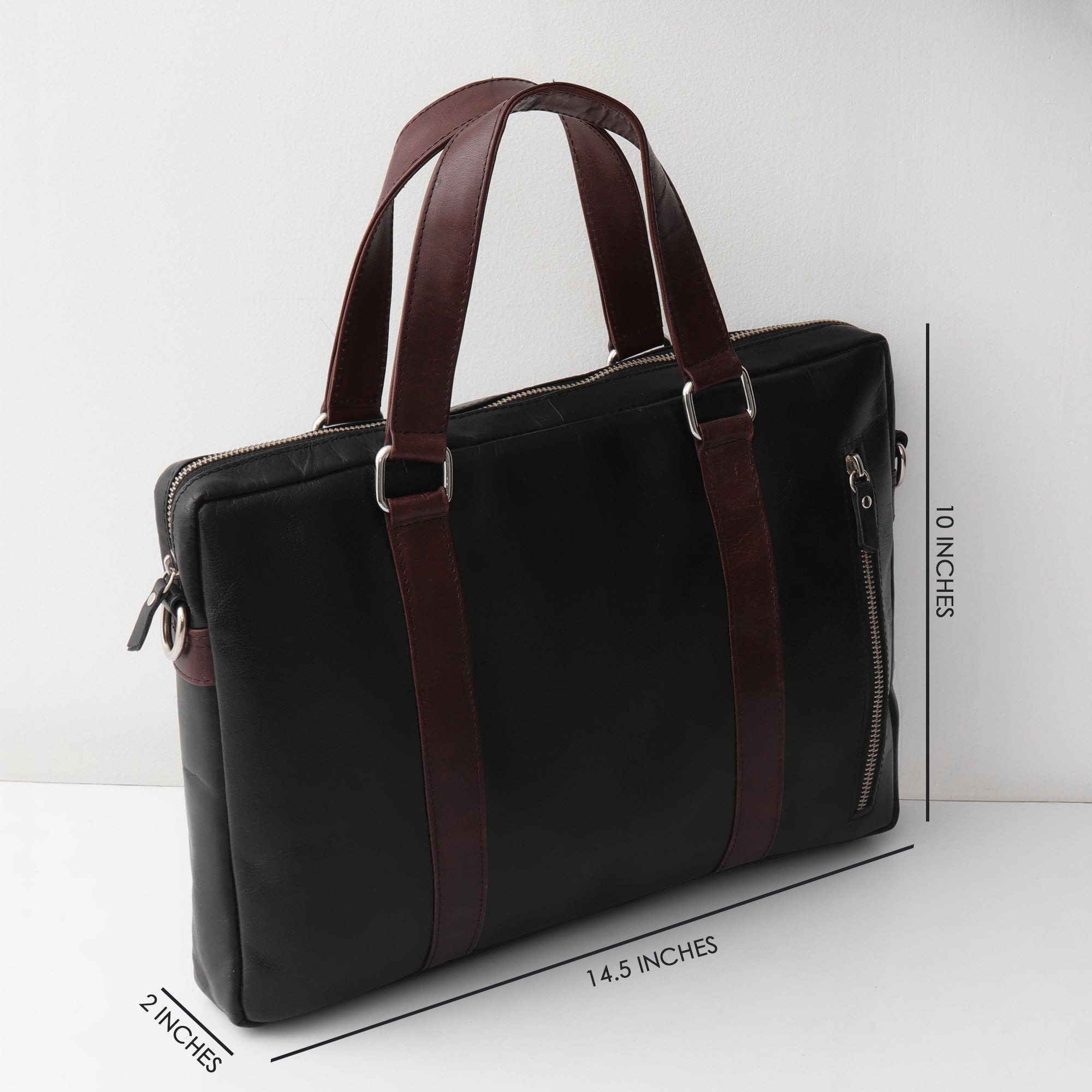 The Metropolitan Dual-Tone Laptop Briefcase