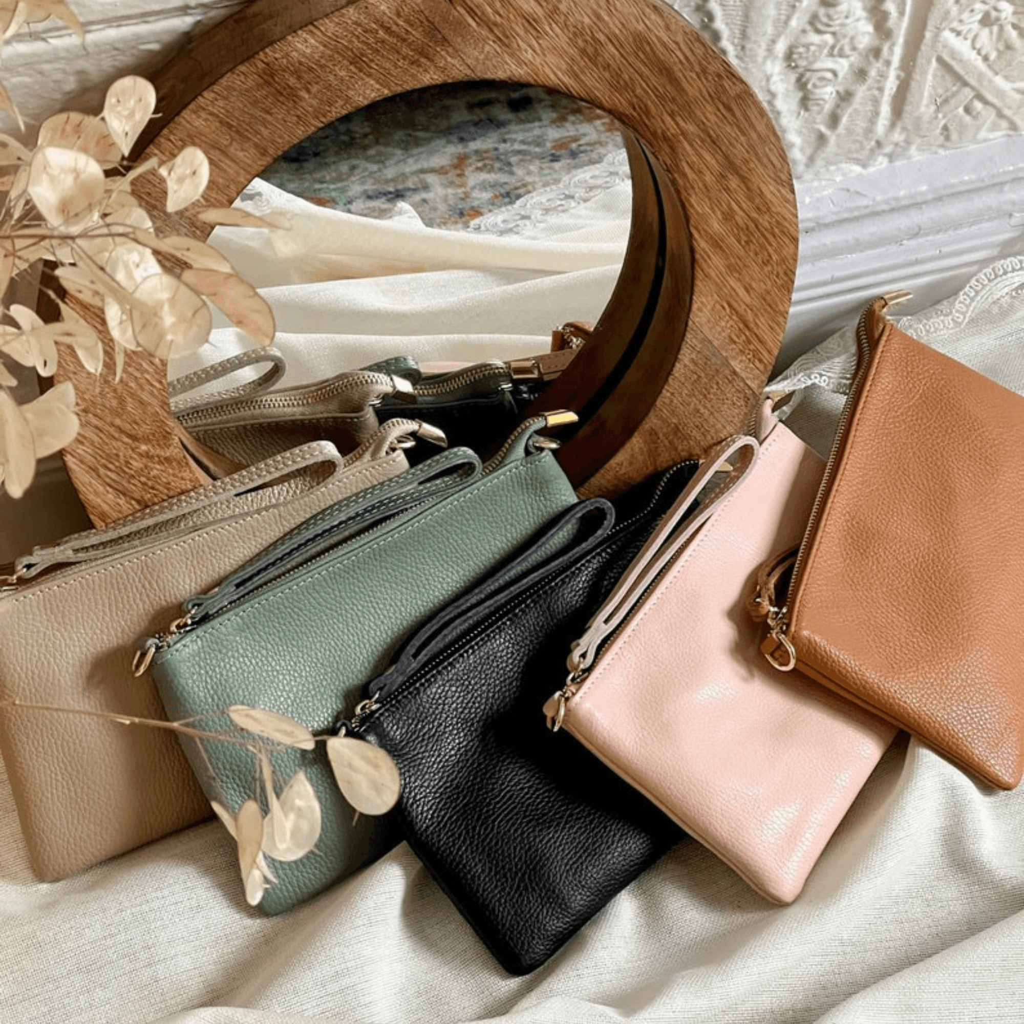 Versatile Elegance Mini Clutch - Leather Shop Factory