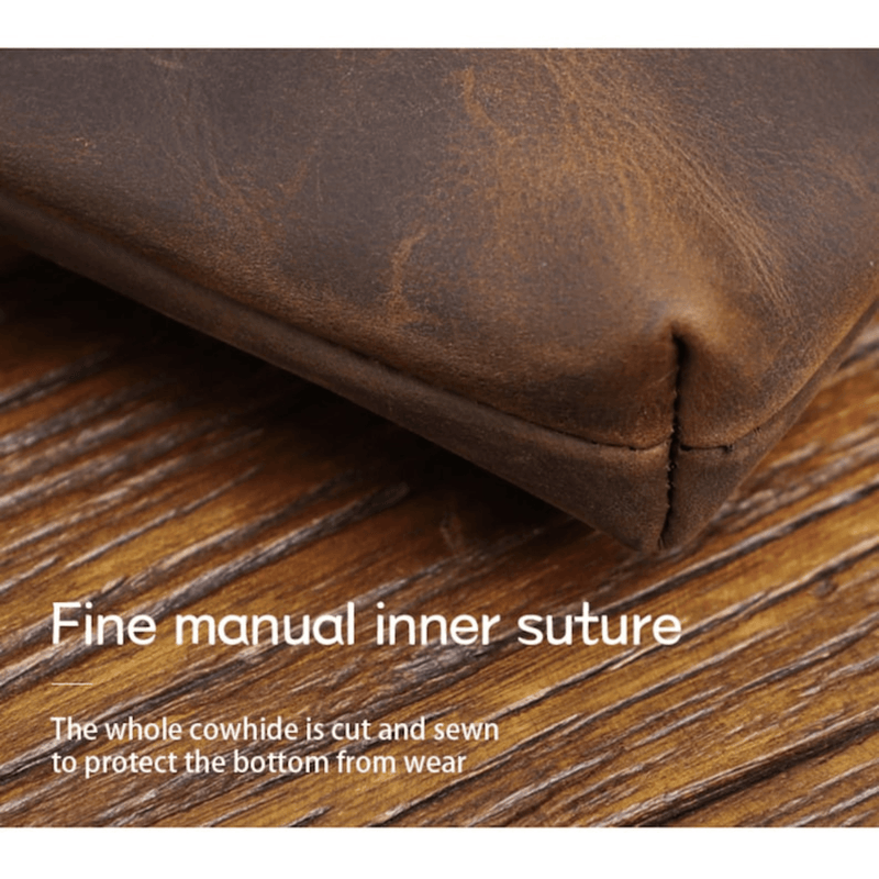 Handcrafted Leather Clutch for Stylish Men - Leather Shop Factory