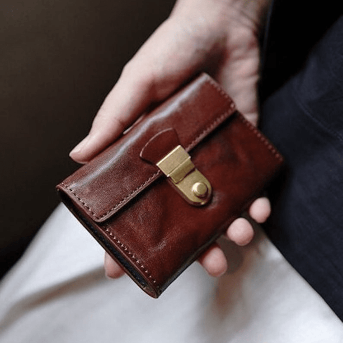 Hand Crafted Top Grain Leather Ladies Wallet - Leather Shop Factory