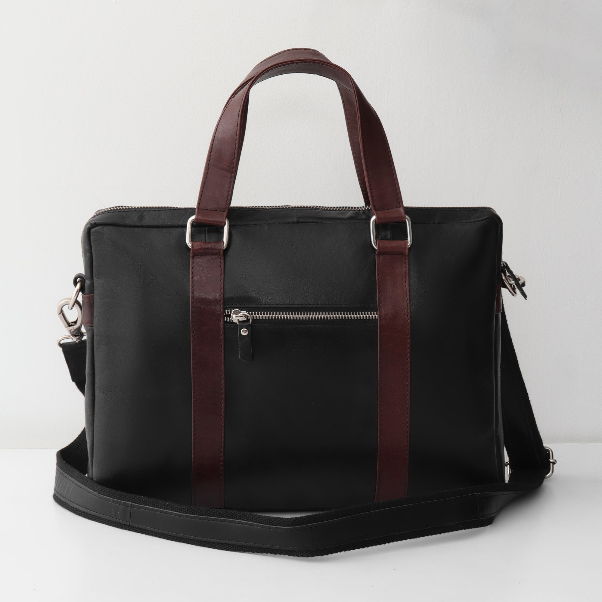 The Metropolitan Dual-Tone Laptop Briefcase