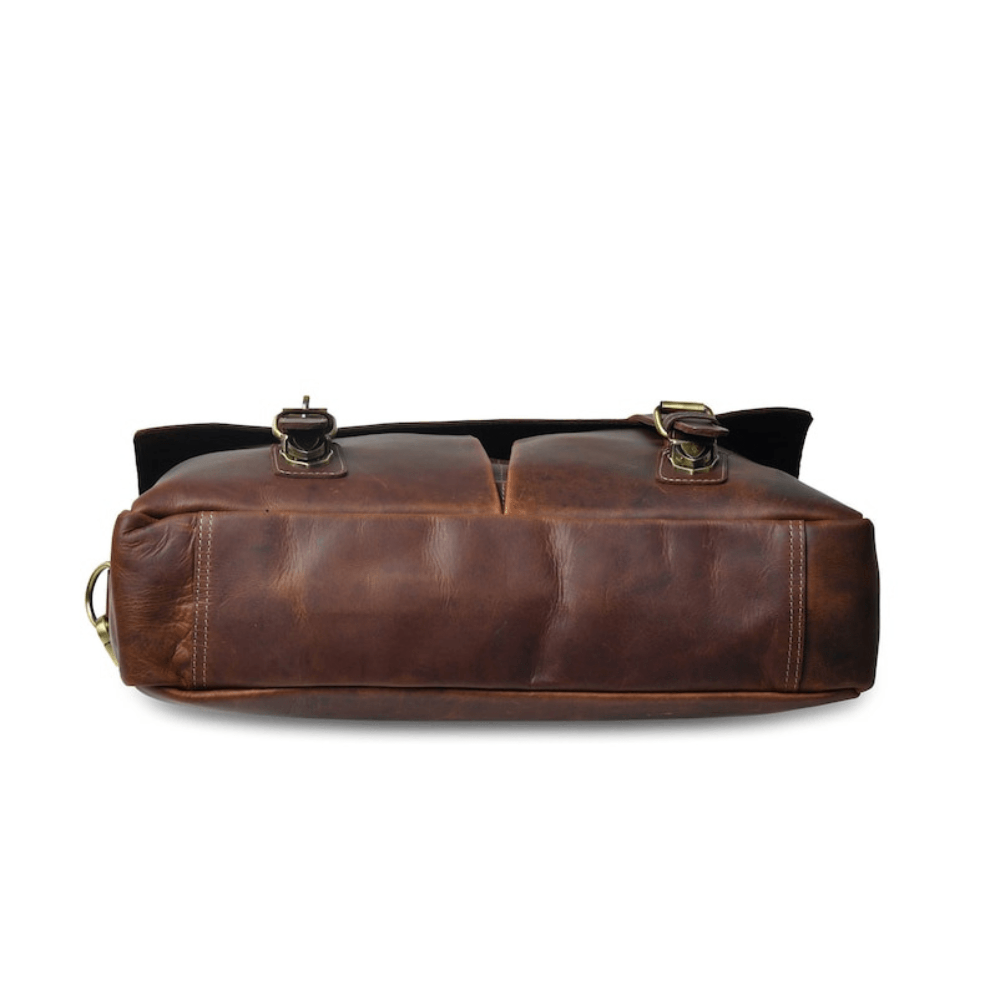 Classic Indian Leather Laptop Messenger - Leather Shop Factory