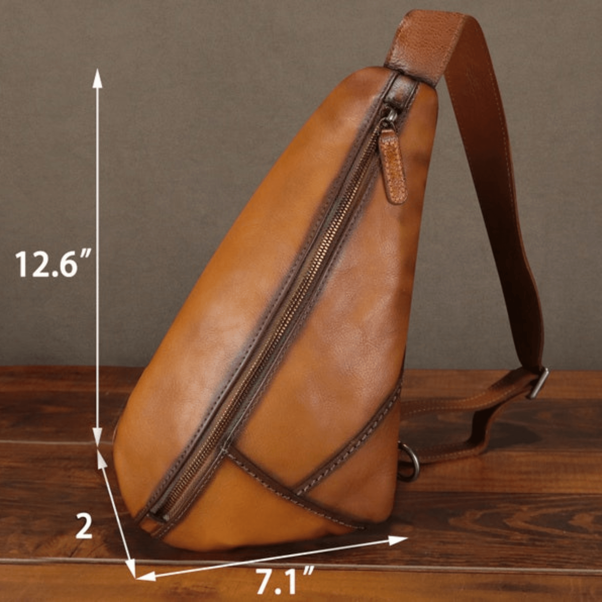 Sling Backpack Fanny Pack - Leather Shop Factory