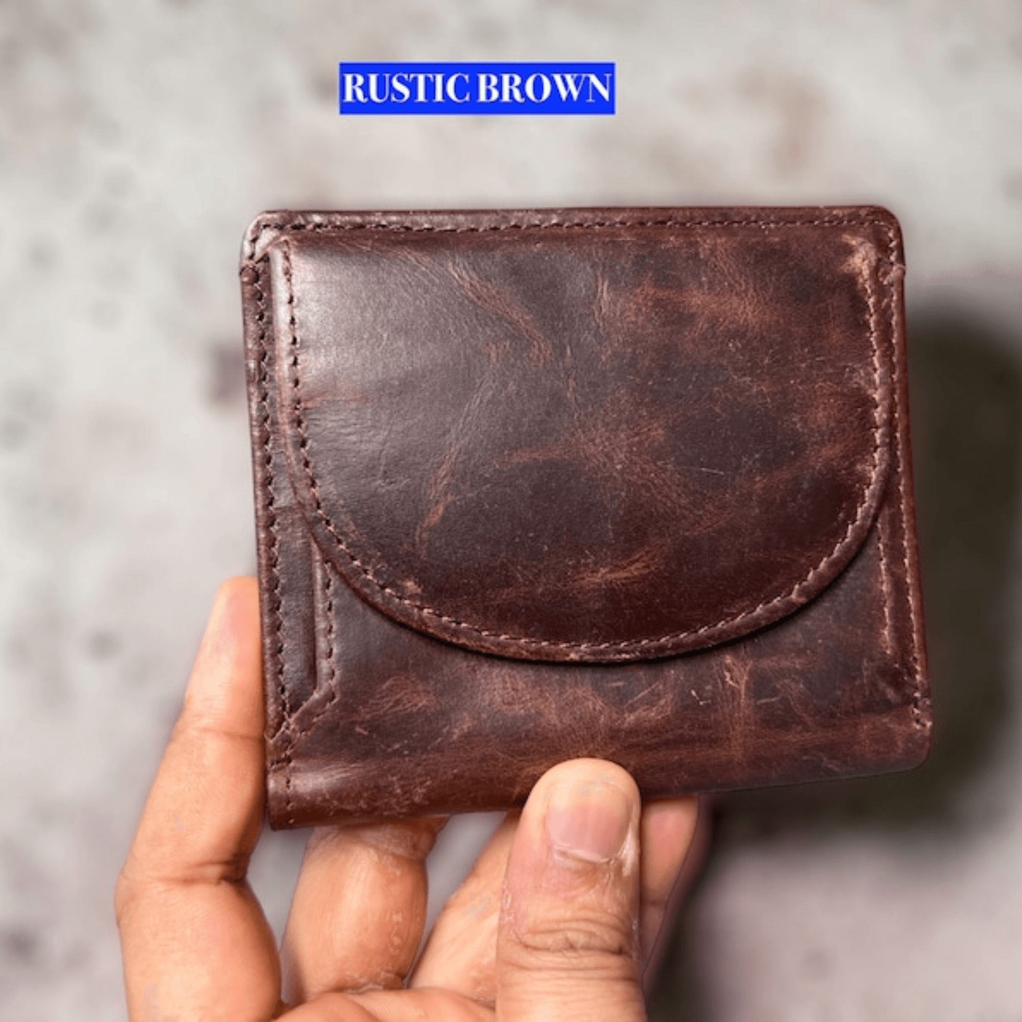 Minimalist leather wallet