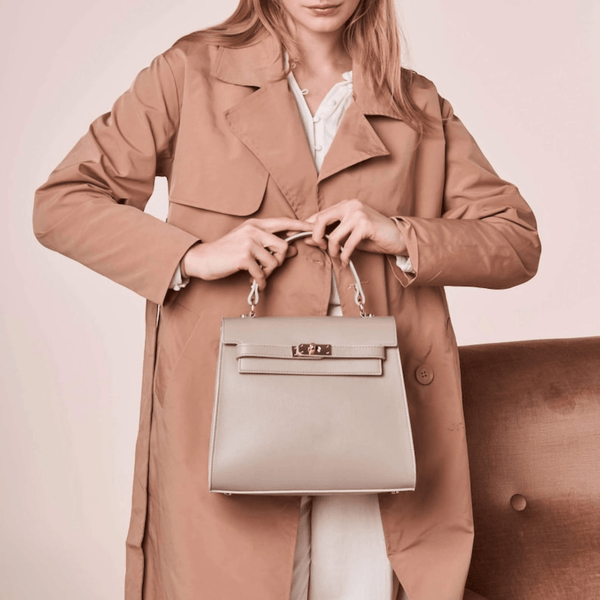 Luxury Genuine Saffiano Leather Bag for Woman - Leather Shop Factory