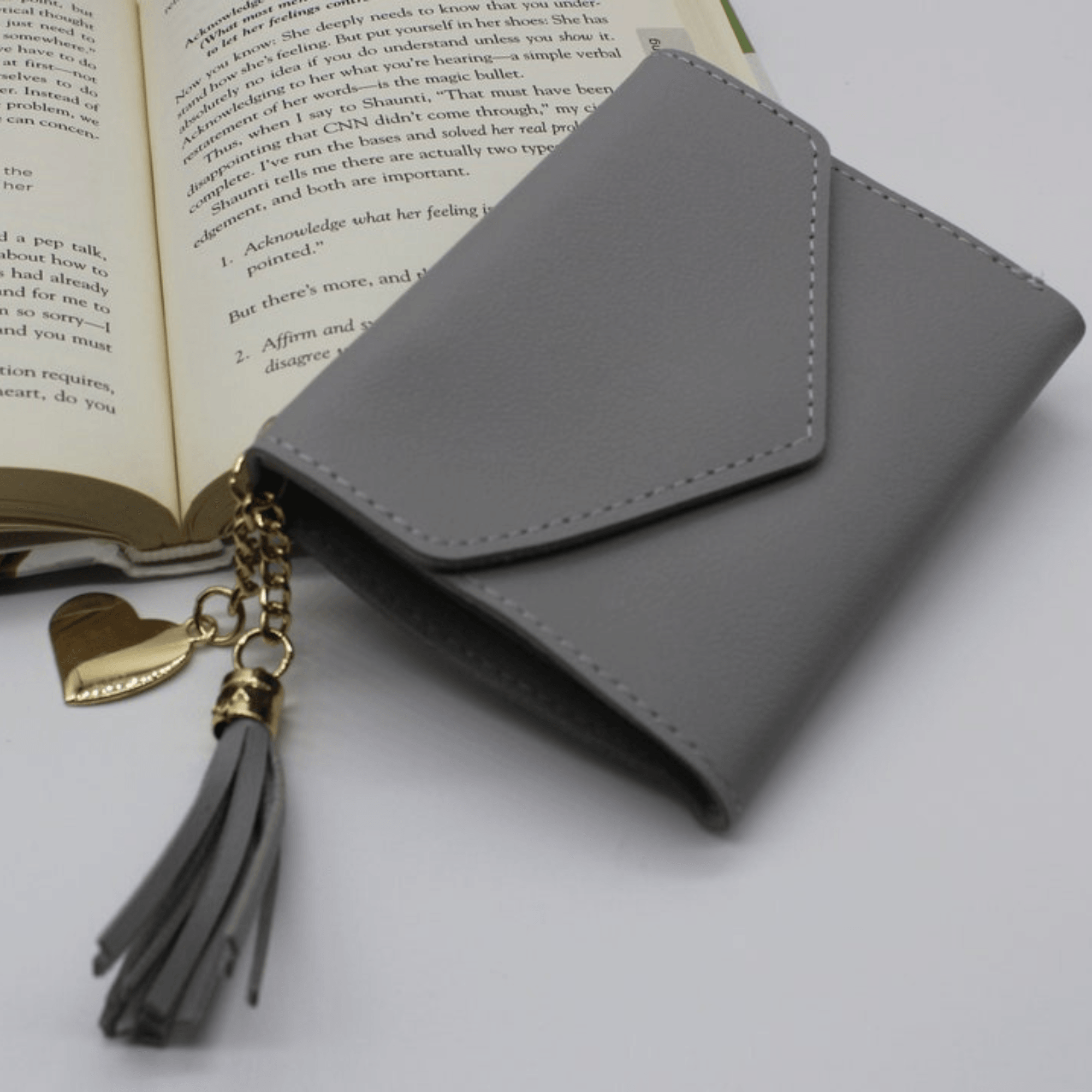 Heart Tag with PU Leather Tassel - Leather Shop Factory