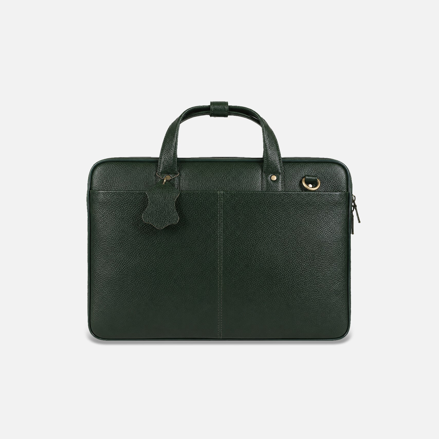 SIGNATURE LAPTOP BAG — GREEN