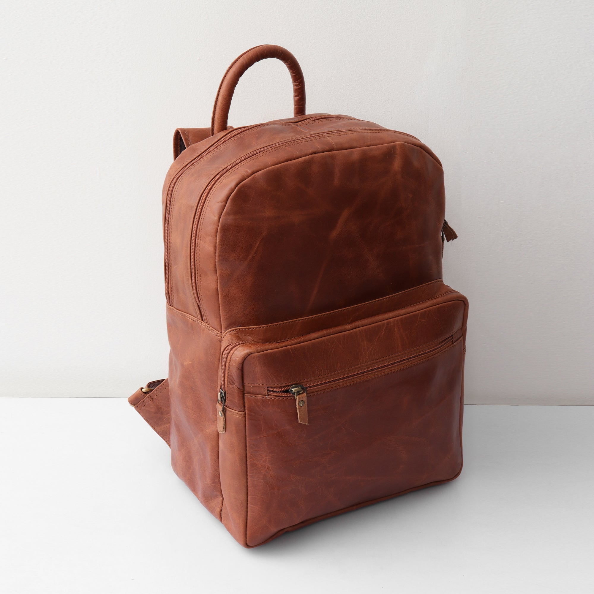 The Modern Professional Leather Backpack