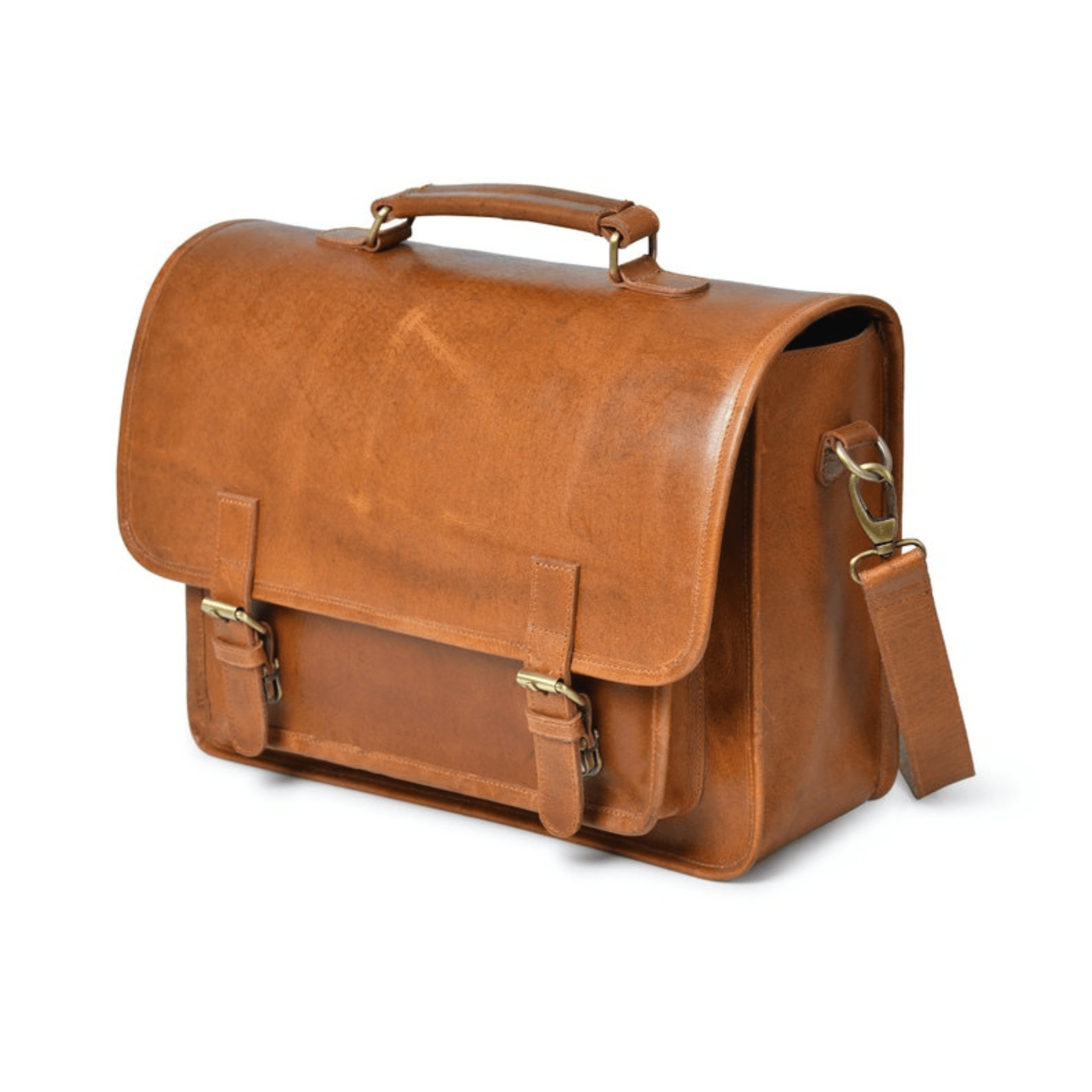 Classic Urban Messenger Laptop Bag - Leather Shop Factory