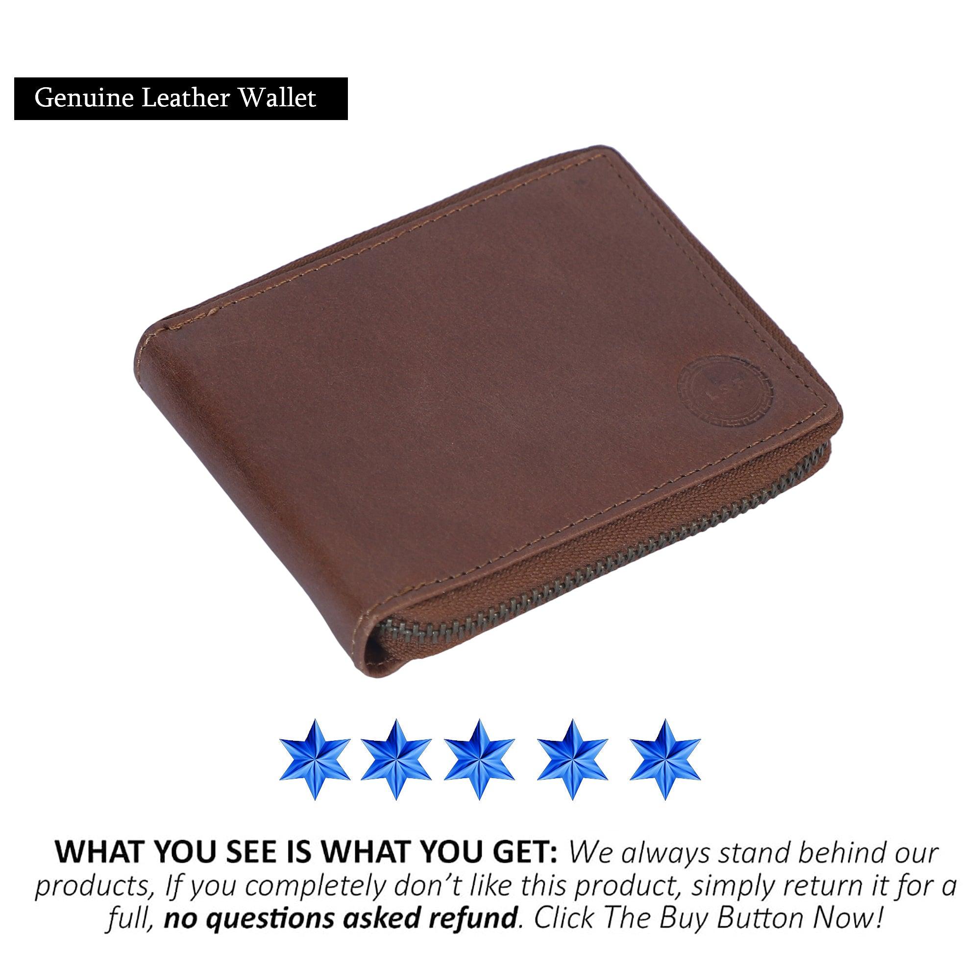 Elegant Indian Leather Wallet - Leather Shop Factory