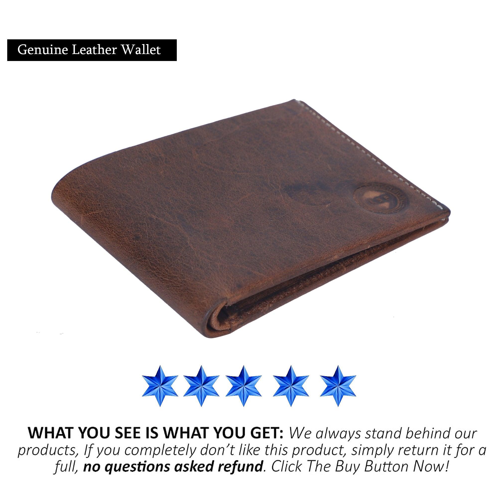 Modern Artisan Handcrafted Bifold Wallet - Leather Shop Factory