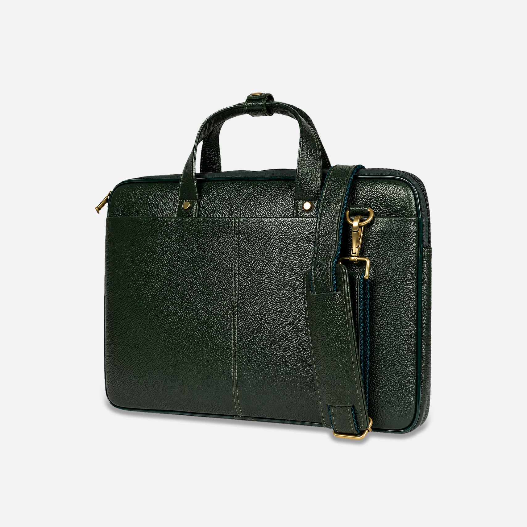 SIGNATURE LAPTOP BAG — GREEN