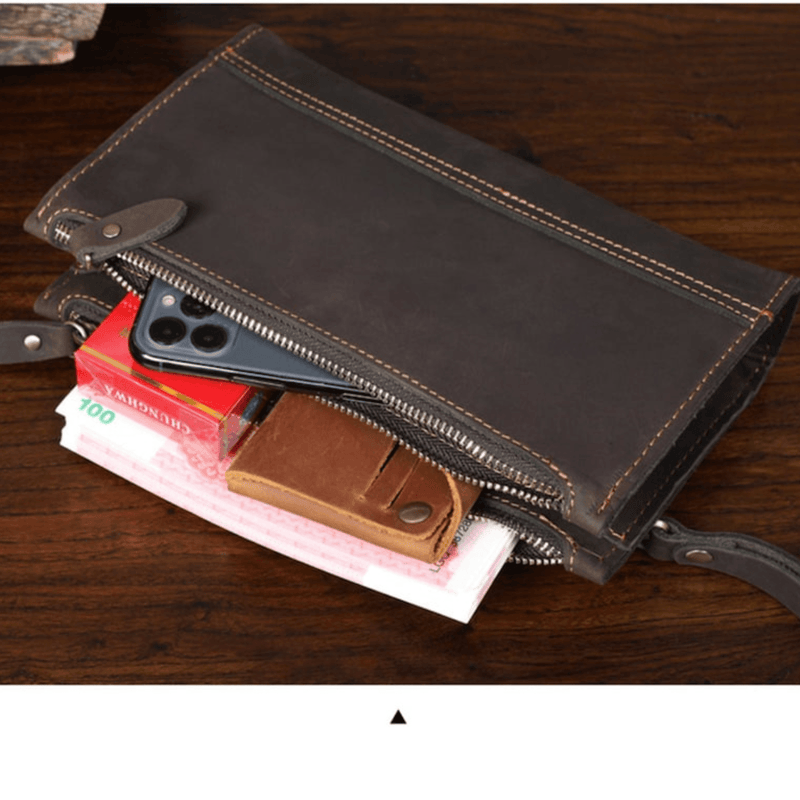 Leather phone clutch stylish - Leather Shop Factory