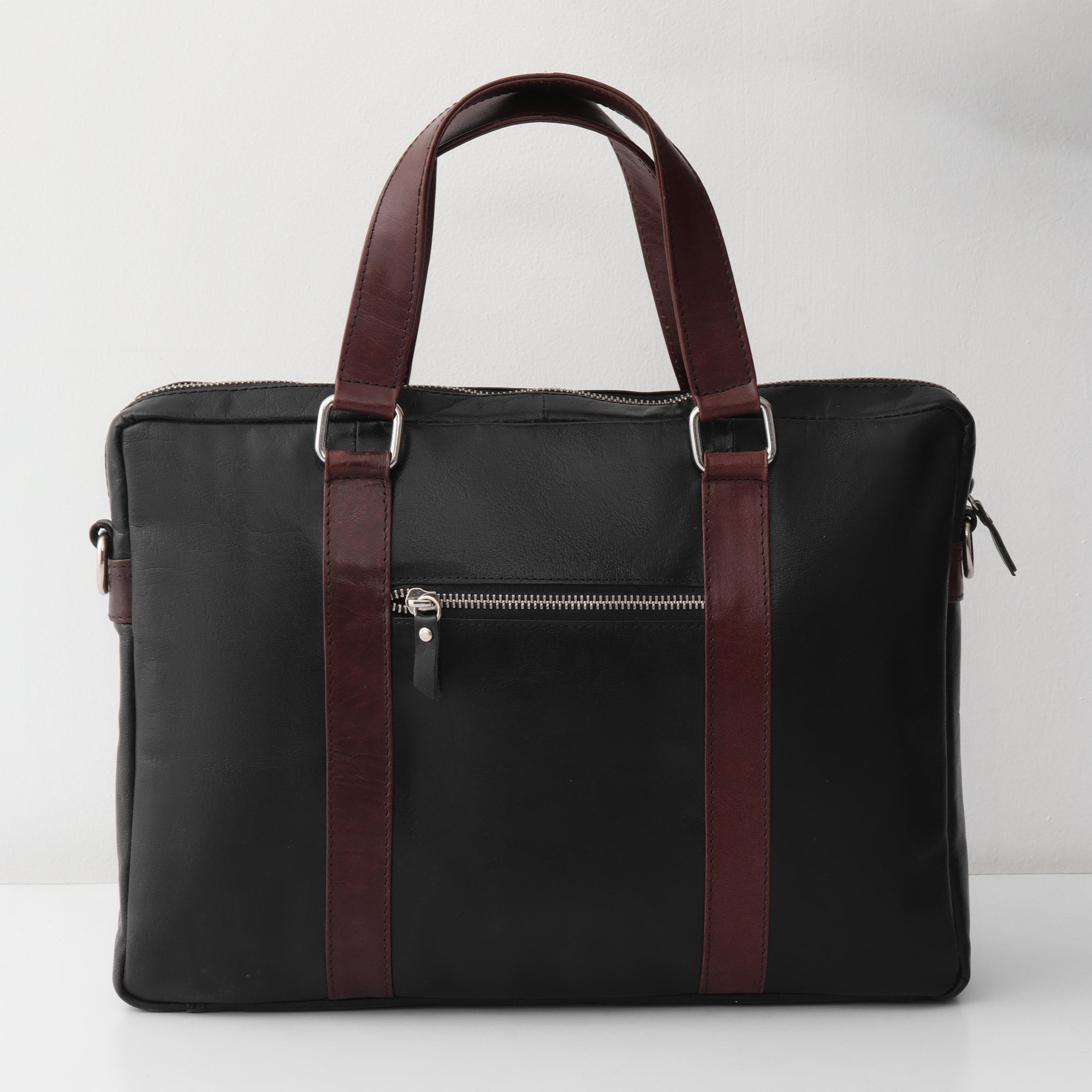 The Metropolitan Dual-Tone Laptop Briefcase