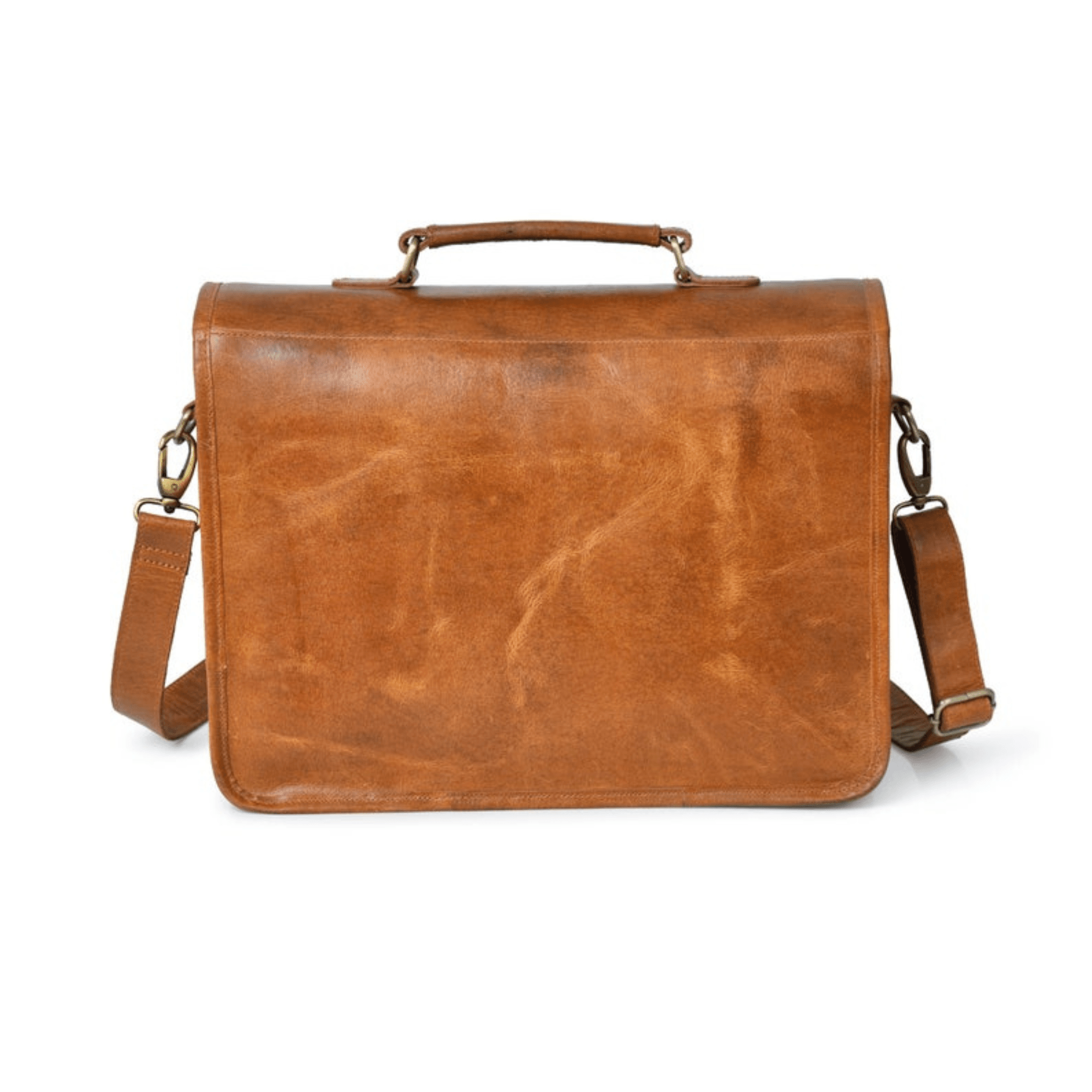 Classic Urban Messenger Laptop Bag - Leather Shop Factory