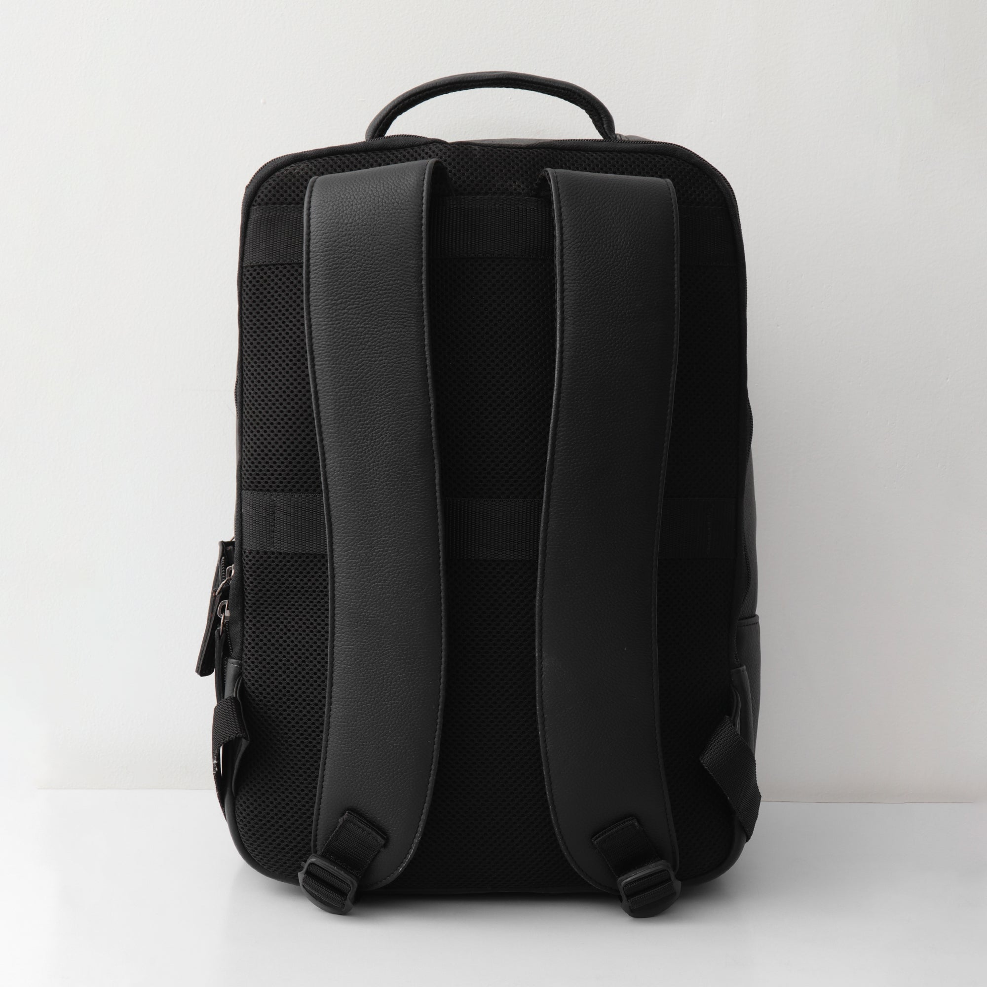 Executive Leather Backpack - Contemporary Design Meets Professional Functionality