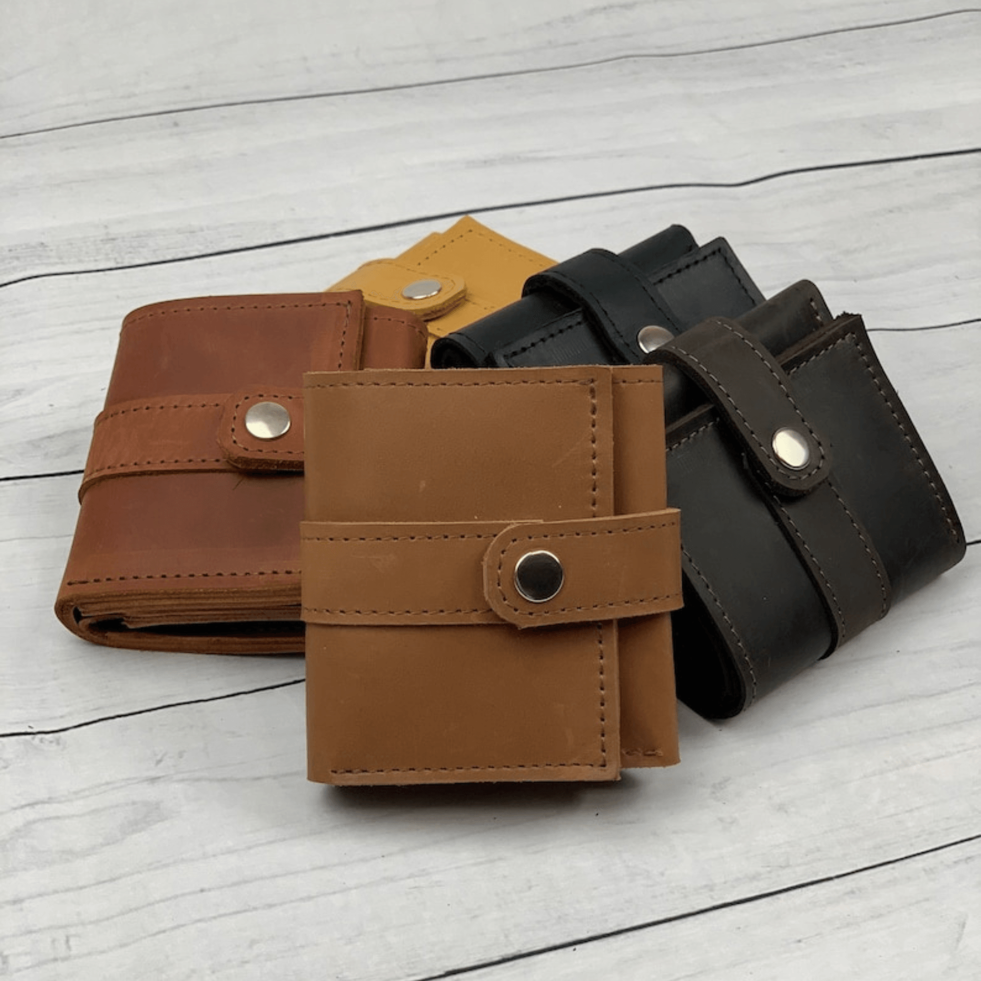 Women's small leather wallet - Leather Shop Factory