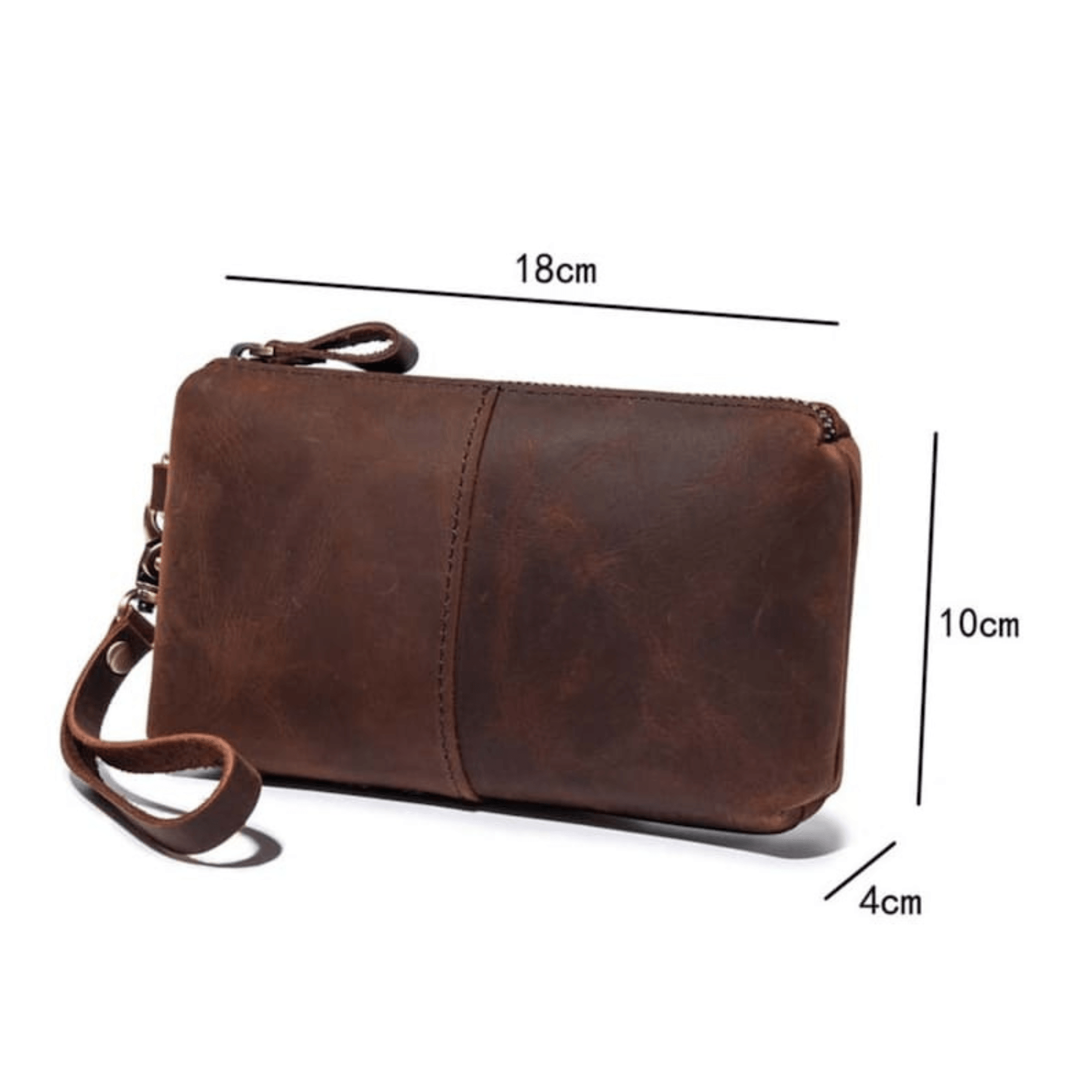Black Money Clutch - Leather Shop Factory